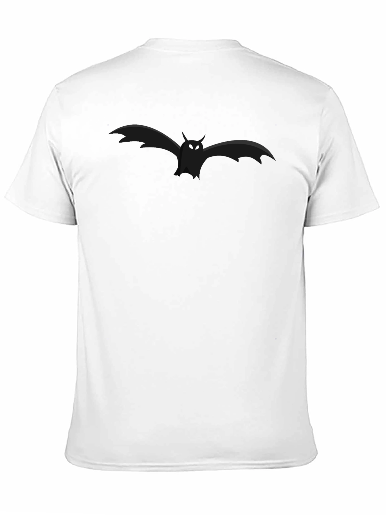 Black Bat Graphic Black T-Shirt - Men's Short Sleeve Tee view 11