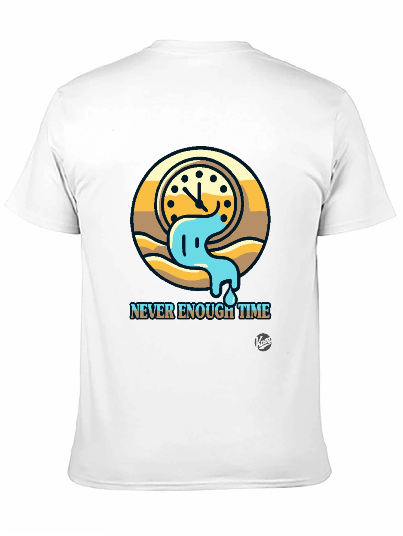 Black Never Enough Time Graphic Tee - Unique Design view 11