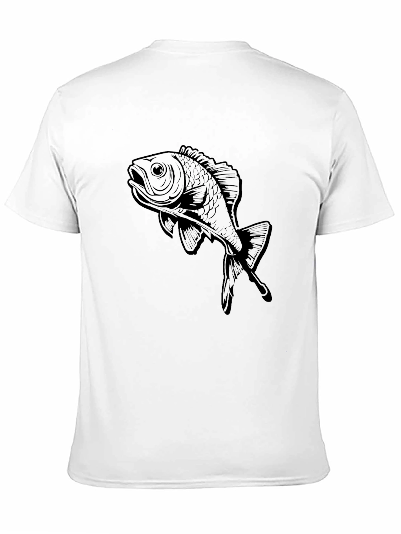Black Black Fish Graphic Tee - Stylish Casual Wear view 11