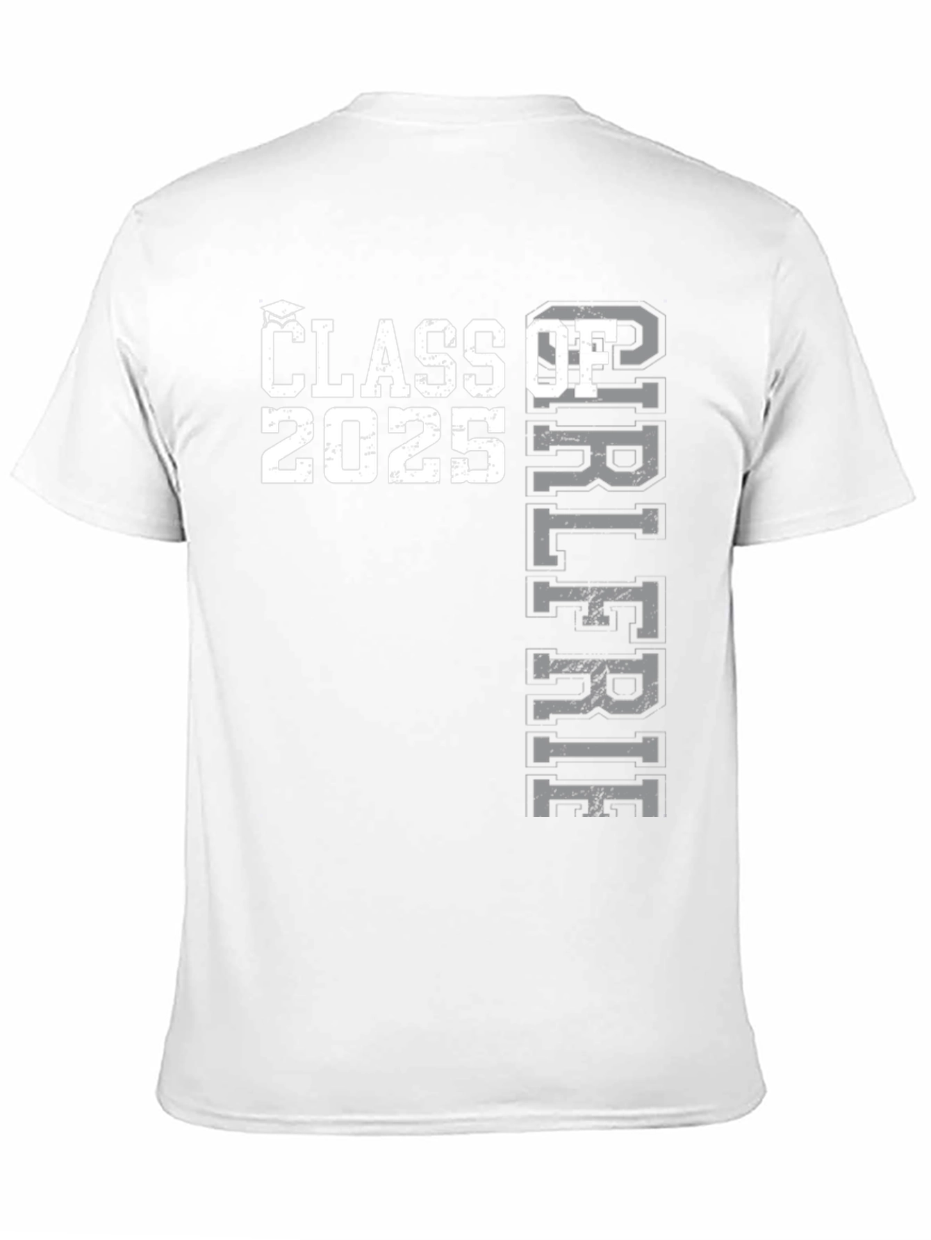 Black Class of 2025 Girlfriend T-Shirt view 11