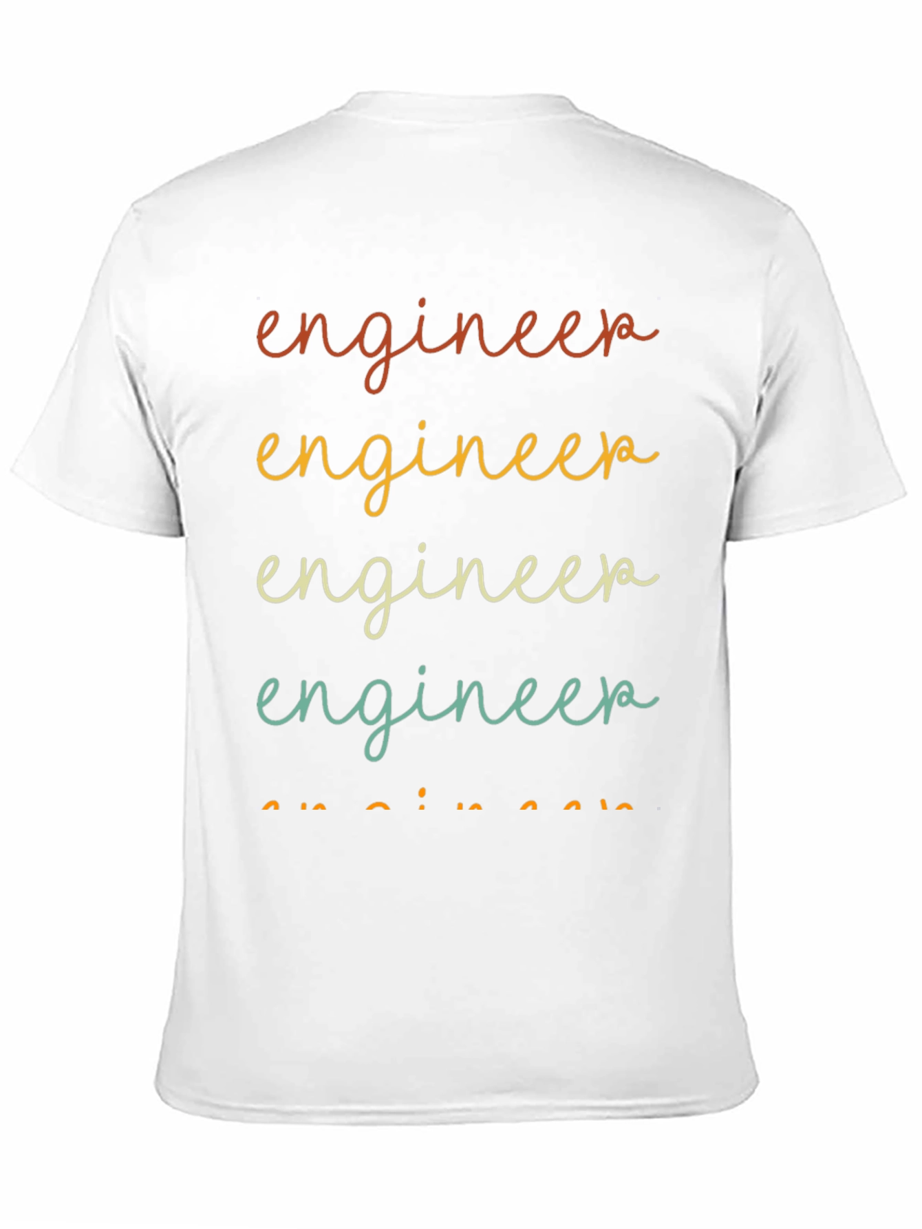 Black Engineer Retro Style Graphic Tee view 11