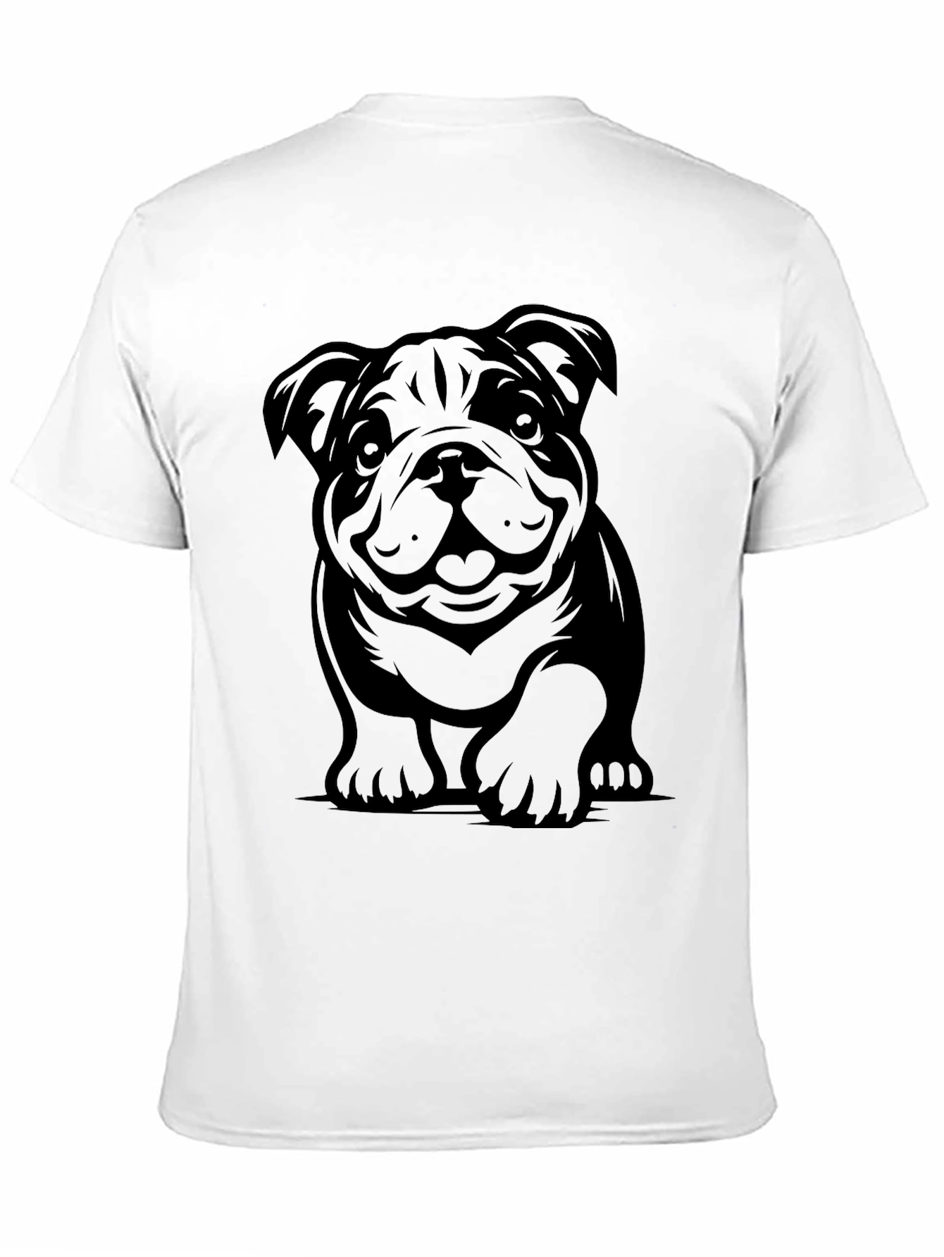 Black Bulldog Graphic T-Shirt view 11