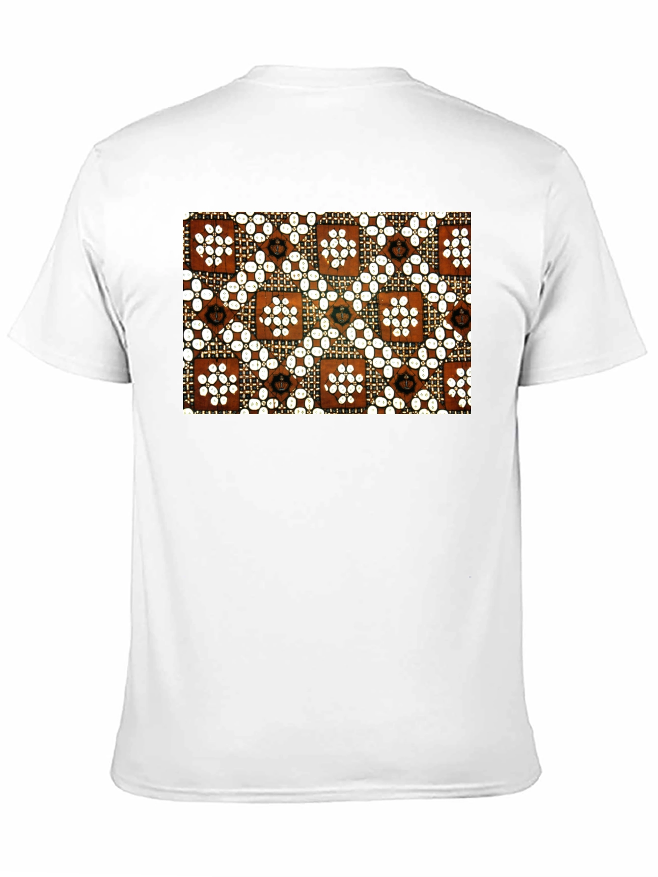 Black Patterned T-Shirt - Stylish & Unique Design view 11