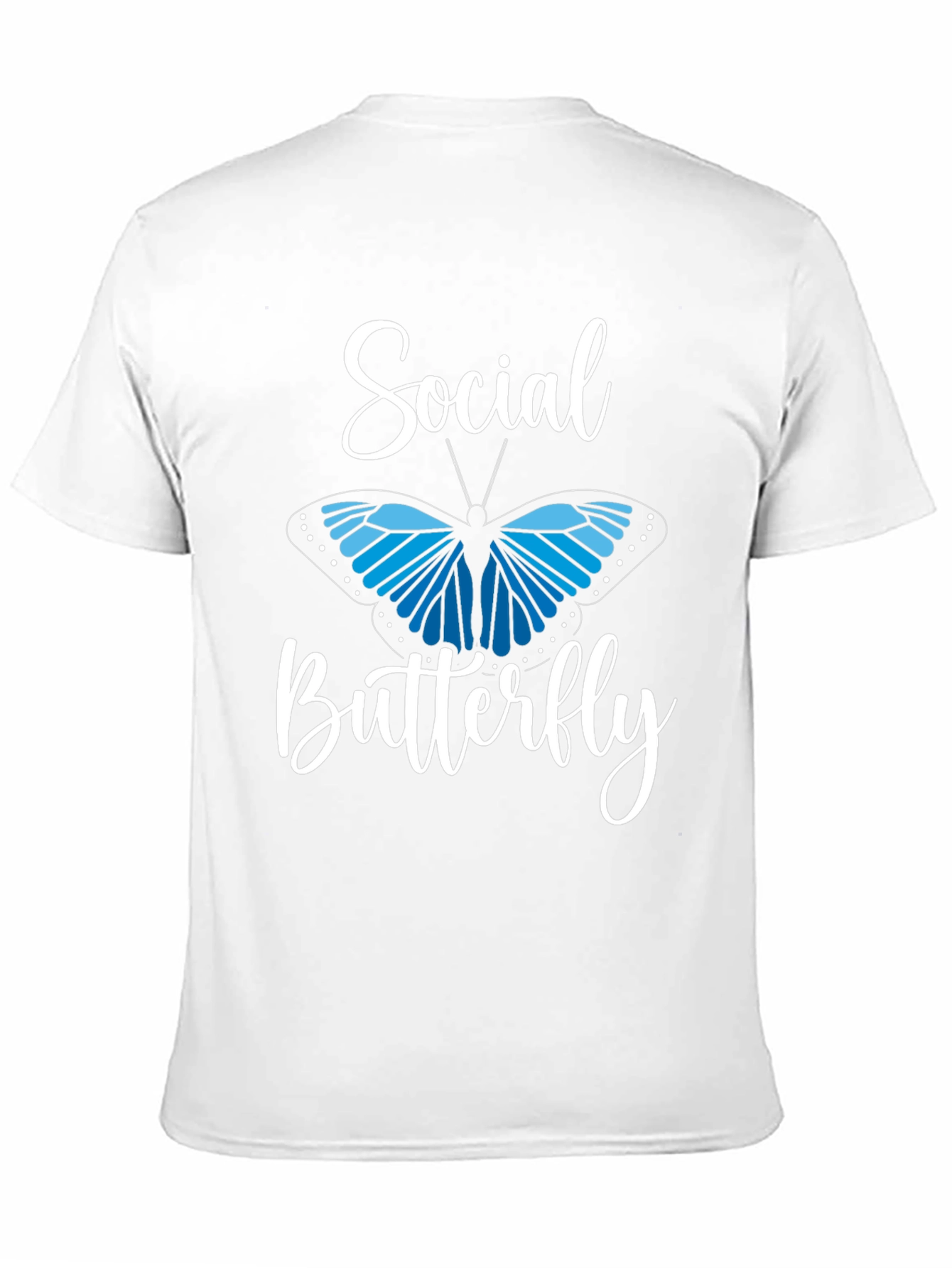Black Social Butterfly Graphic Tee - Black view 11