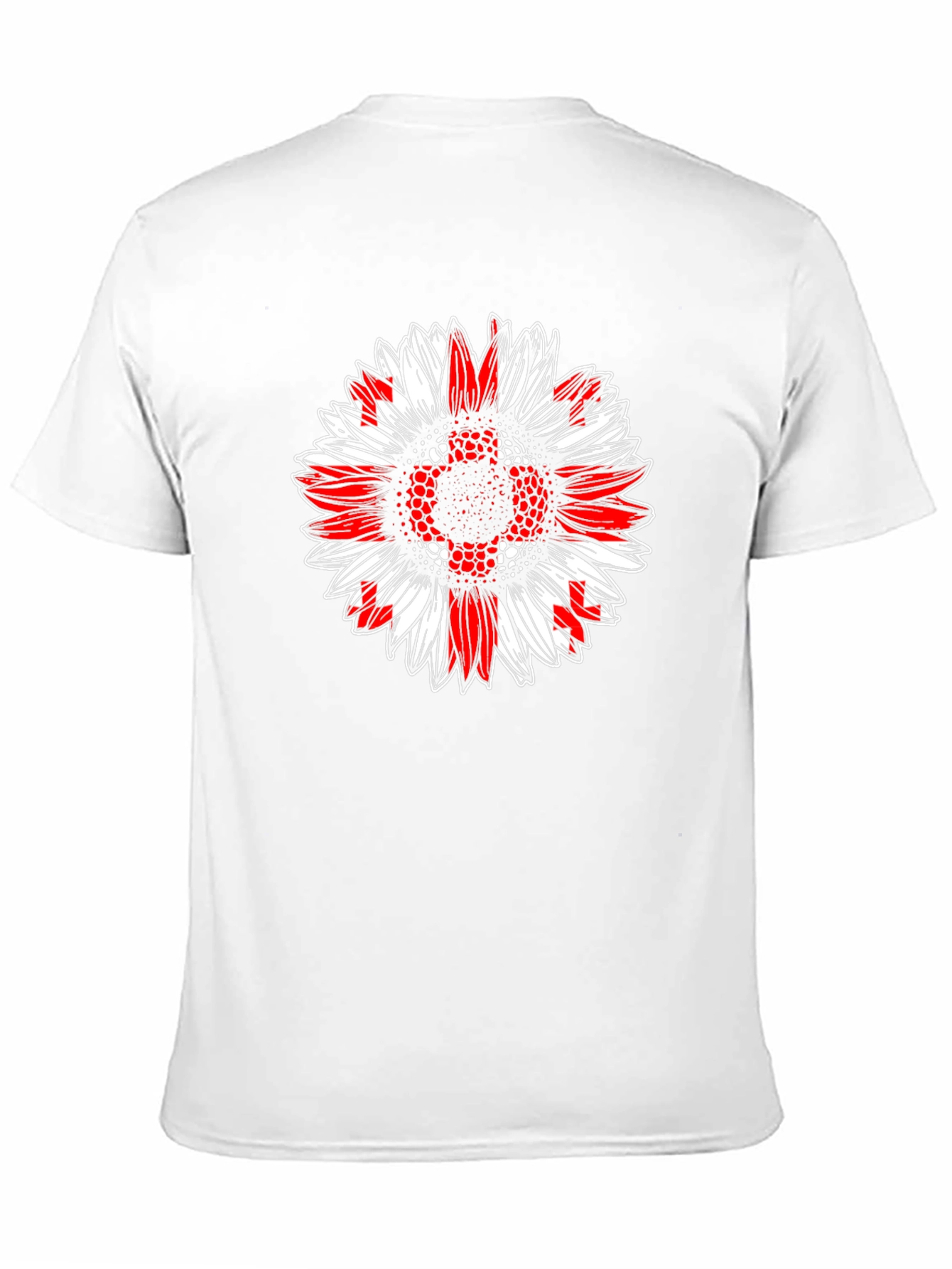Black Sunflower Georgia Flag T-Shirt view 11