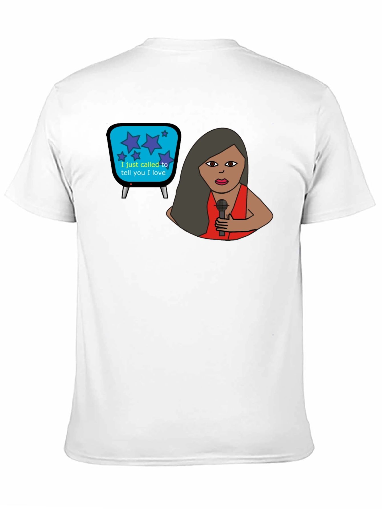 Black I Just Called T-Shirt view 11