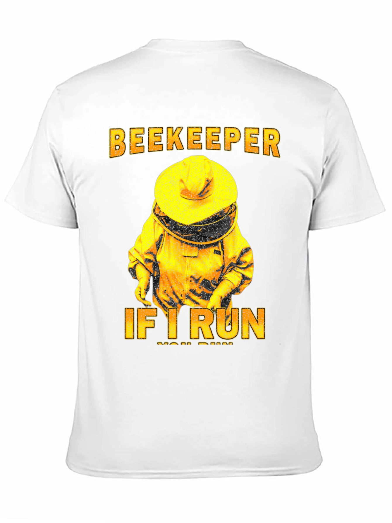 Black Beekeeper T-Shirt - If I Run, You Run Tee view 11
