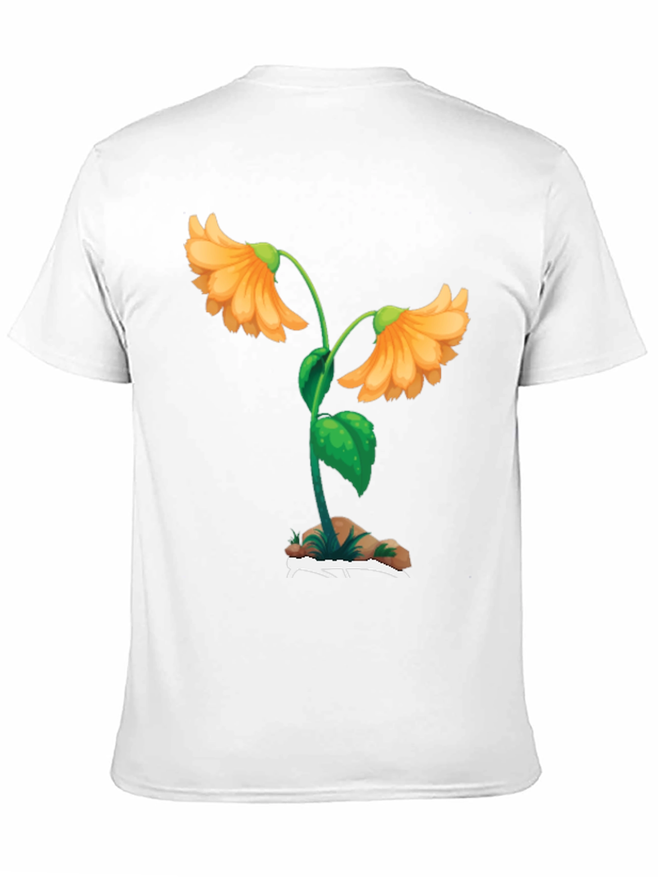 Black Floral Graphic Print T-Shirt - Black view 11