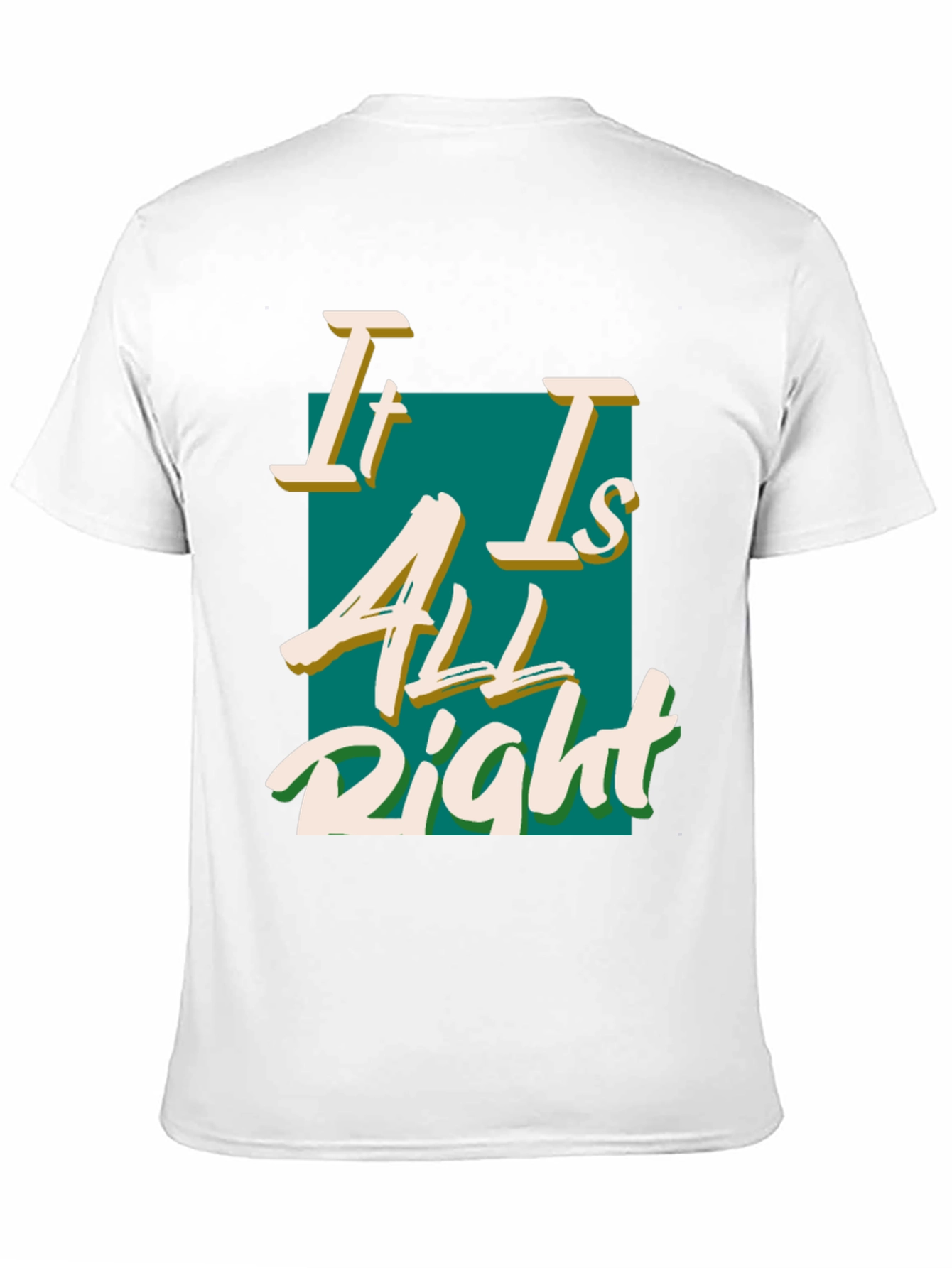 Black It Is All Right Black T-Shirt view 11