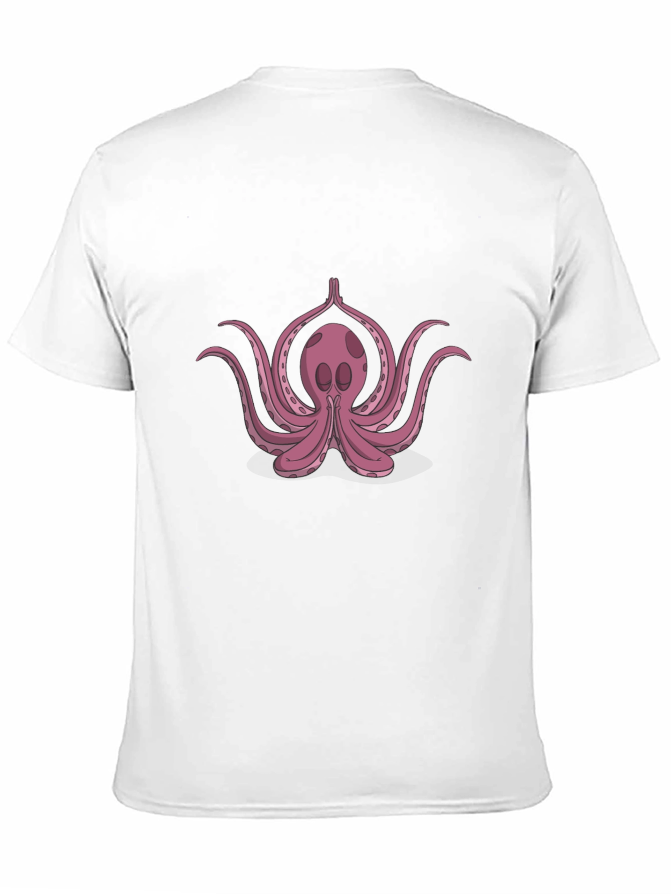 Black Yoga Octopus Black T-Shirt view 11
