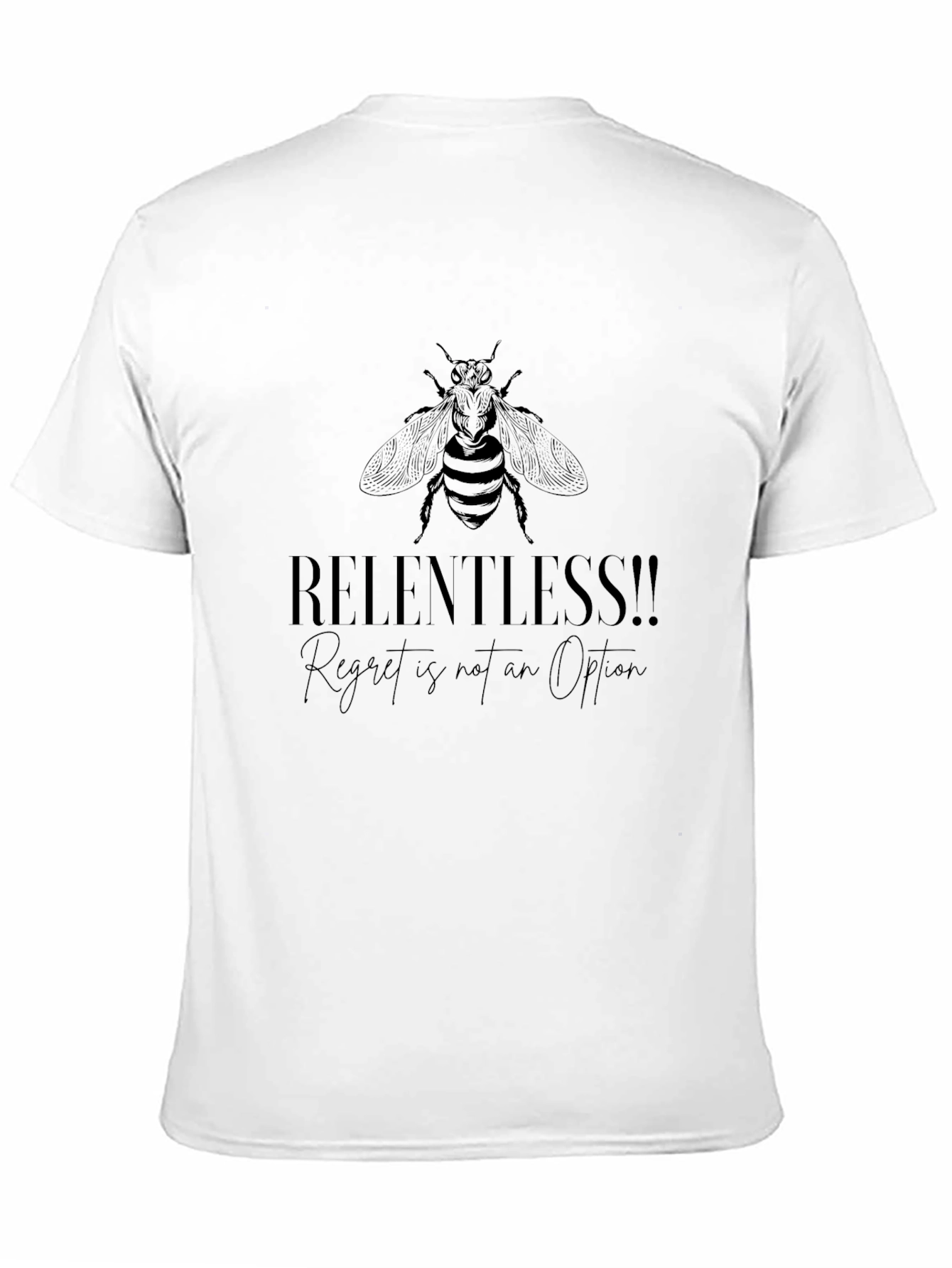 Black Relentless Bee Graphic Tee - Soft Black Shirt view 11