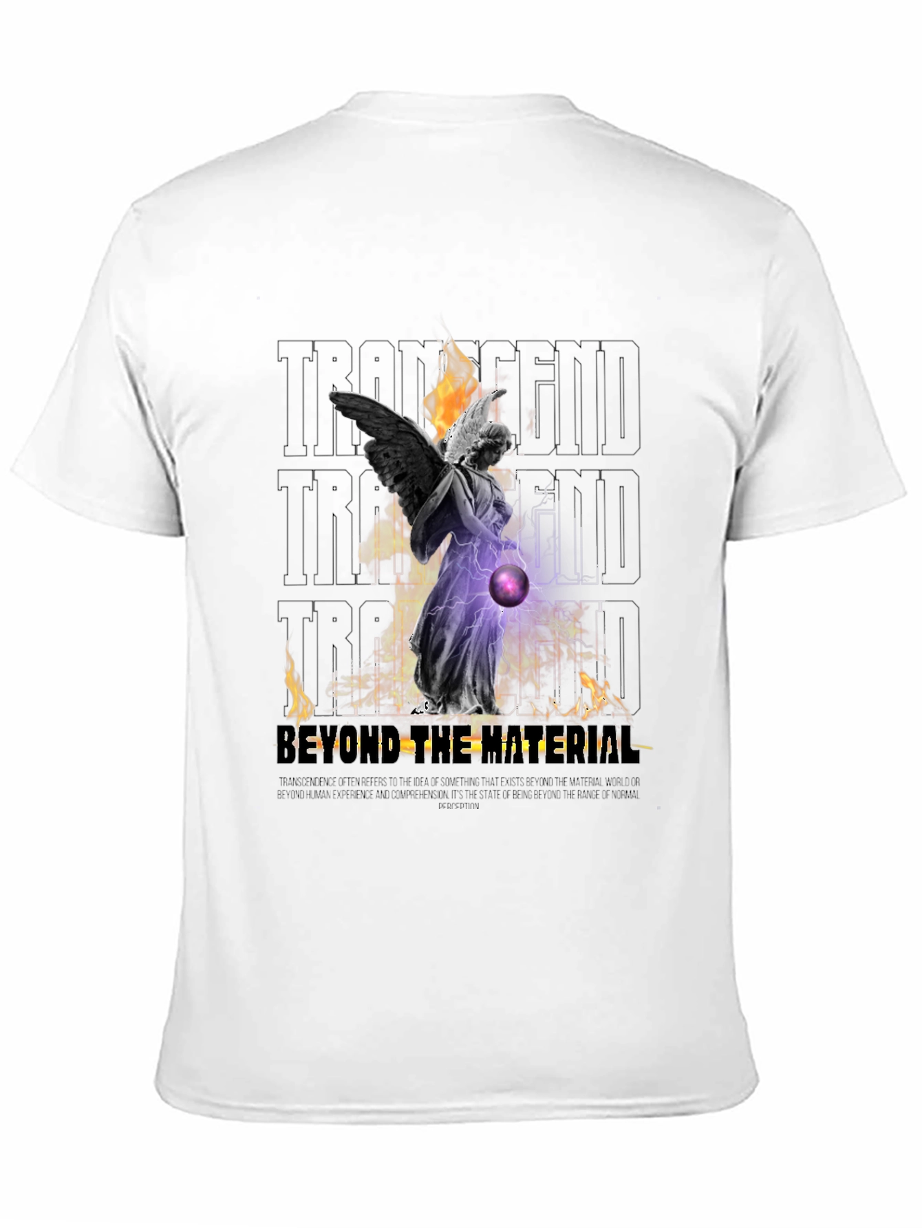 Black Transcendent Angel Graphic Tee view 11