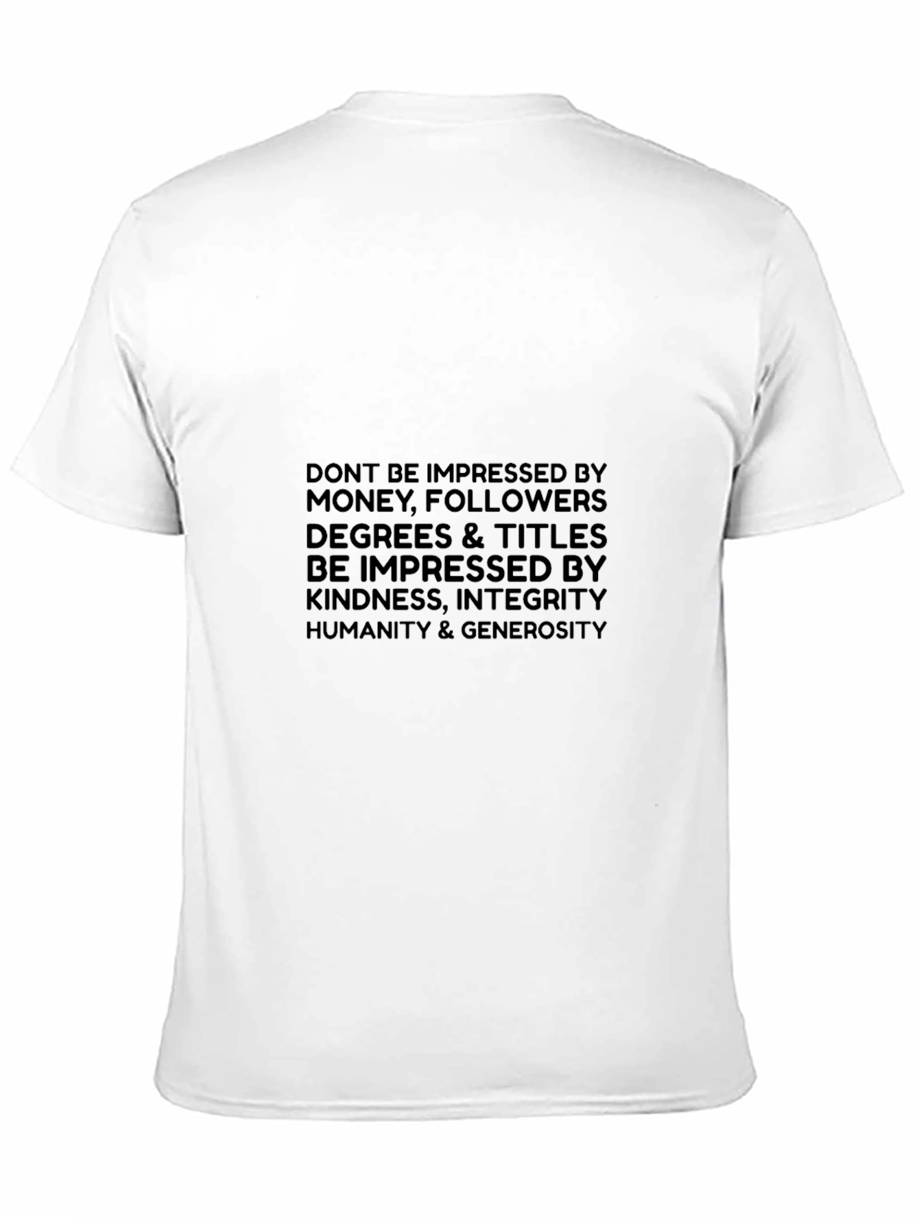 Black Inspirational Quote Graphic T-Shirt view 11