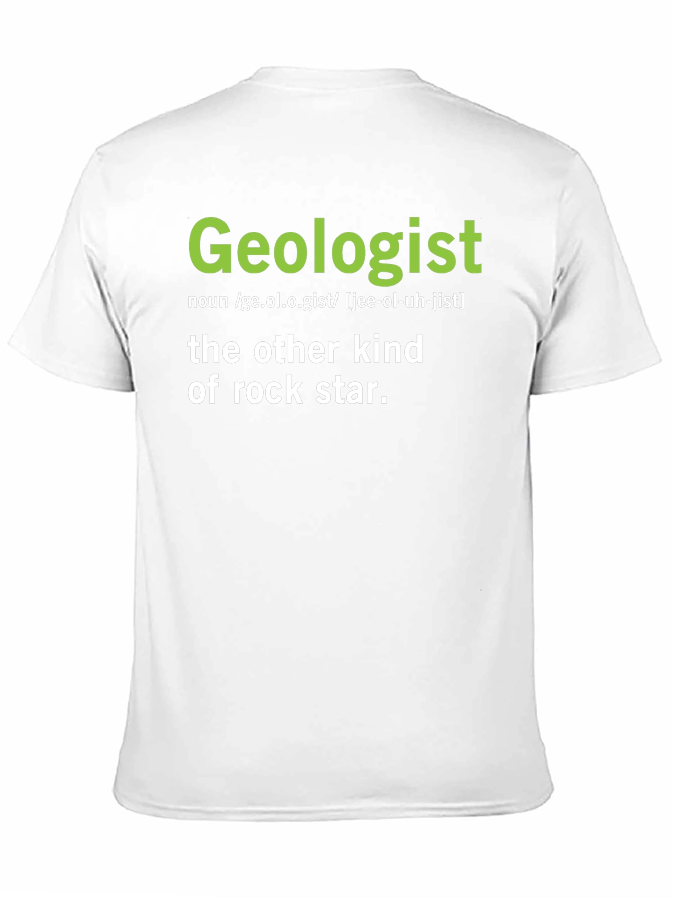 Black Geologist Definition T-Shirt - Funny Rock Star Tee view 11