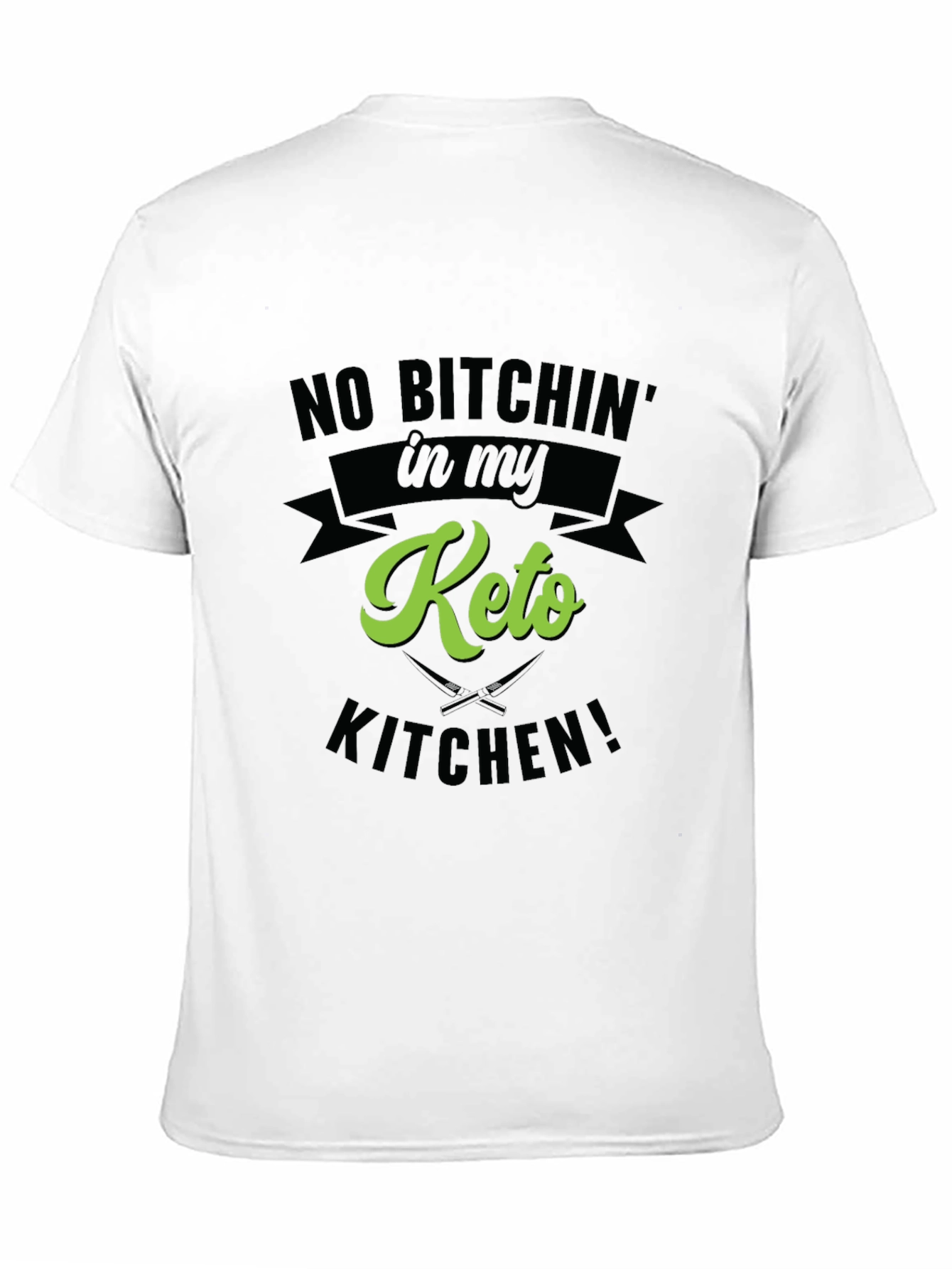 Black Keto Kitchen Graphic T-Shirt view 11