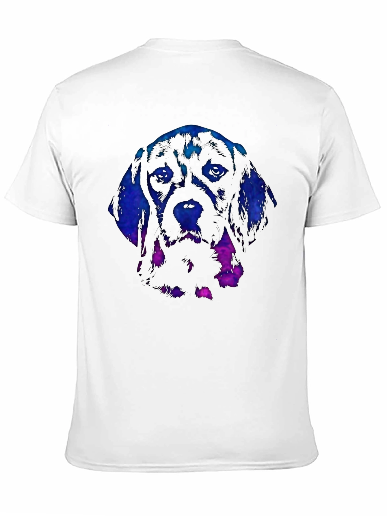Black Galaxy Dog Graphic T-Shirt - Black view 11