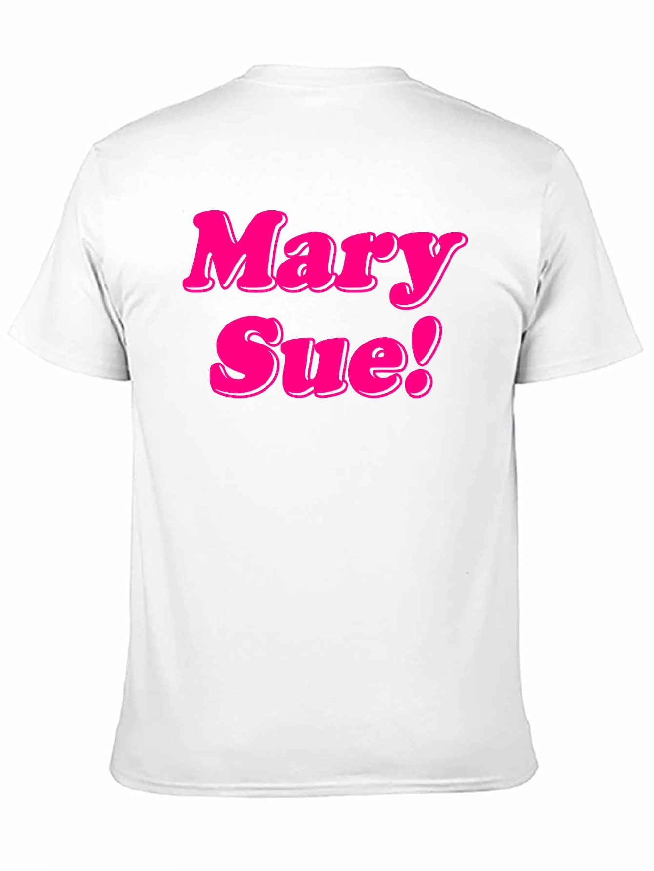 Black Mary Sue! Novelty Graphic Tee - Black Cotton T-Shirt view 11