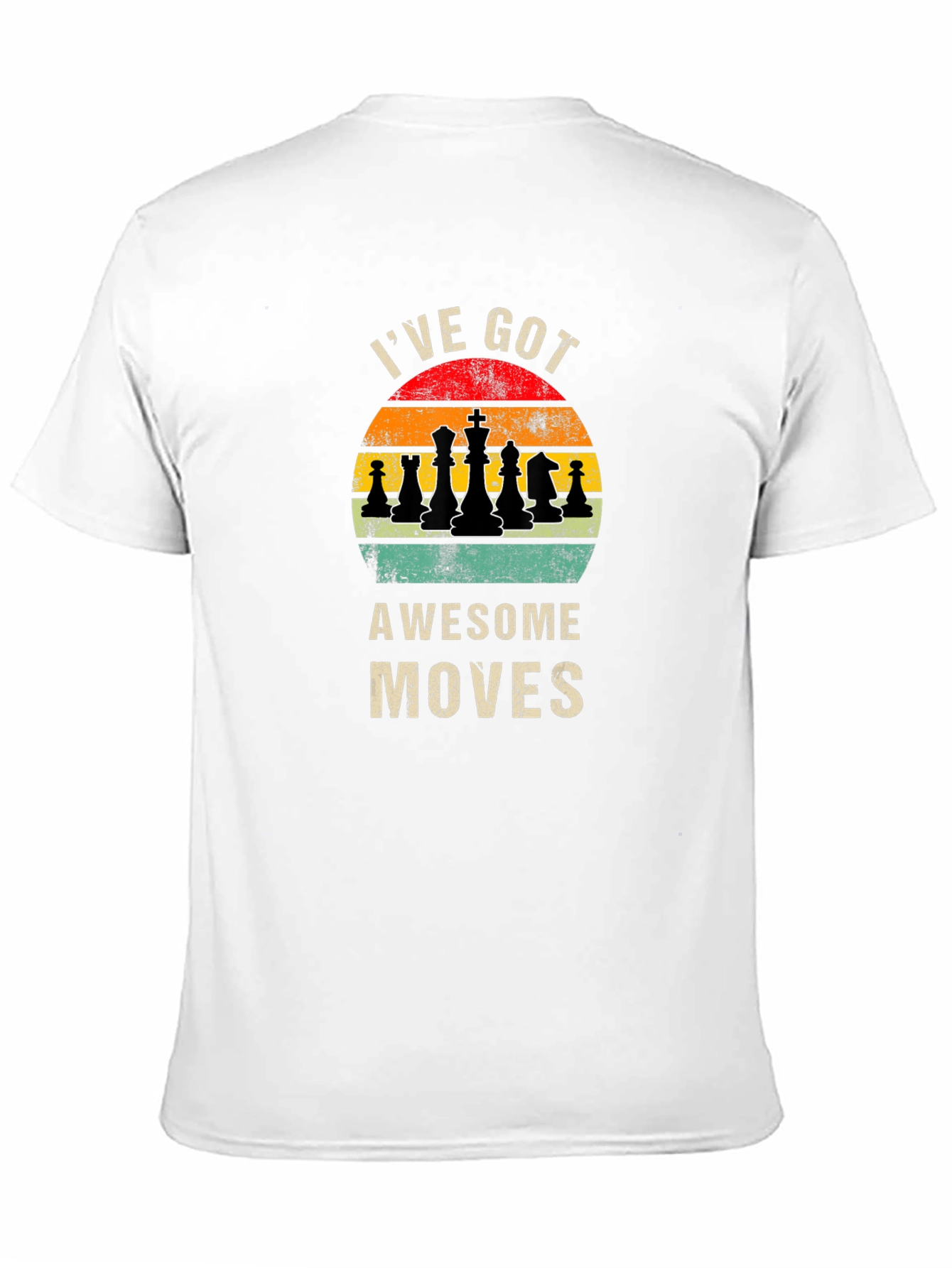 Black Awesome Moves Chess T-Shirt view 11