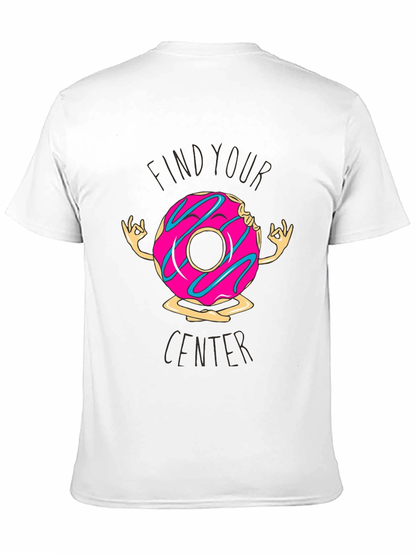 Black Zen Donut T-Shirt: Find Your Center in Comfort! view 11