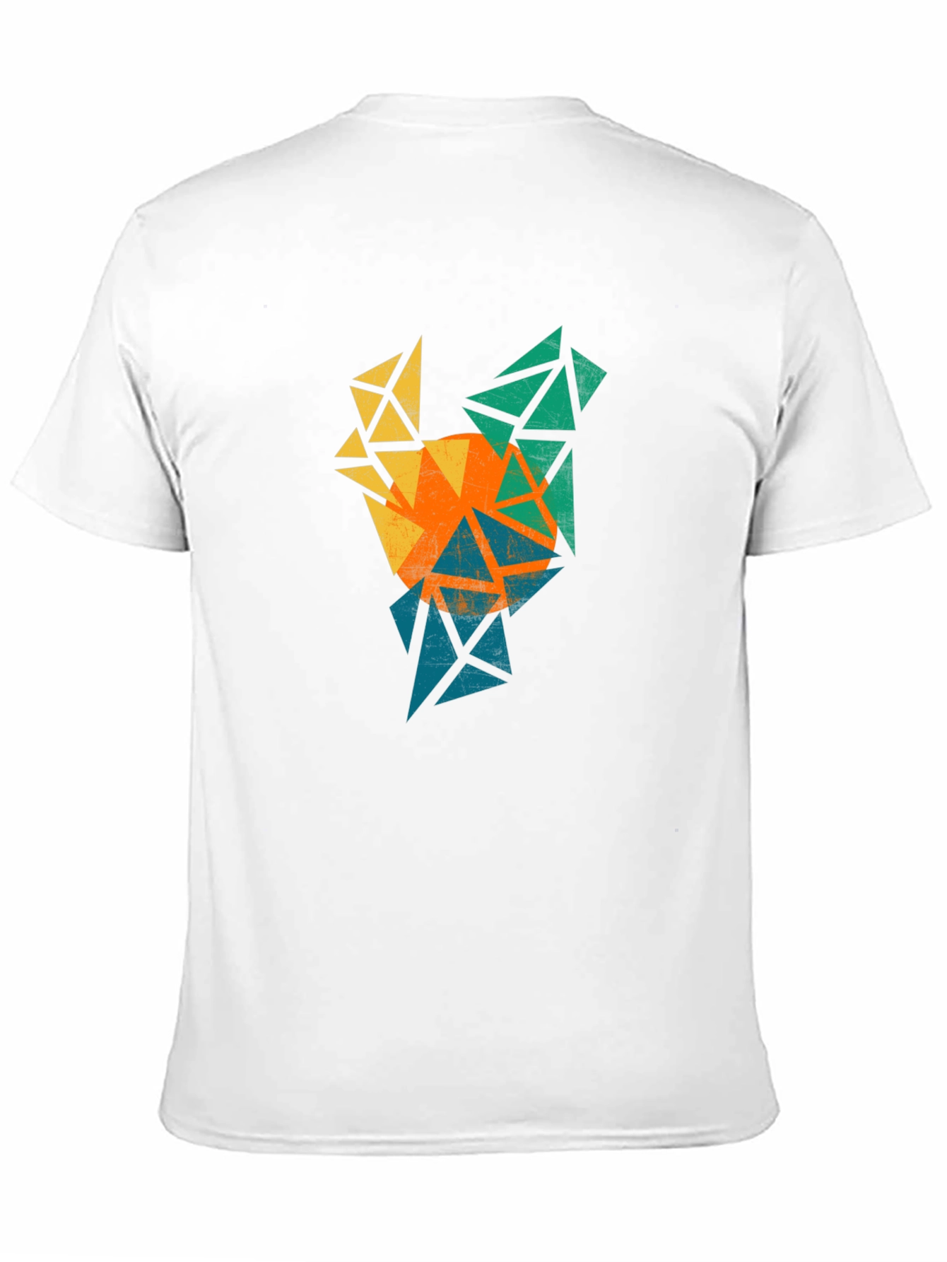 Black Geometric Rooster Graphic Tee - Bold & Unique Design view 11