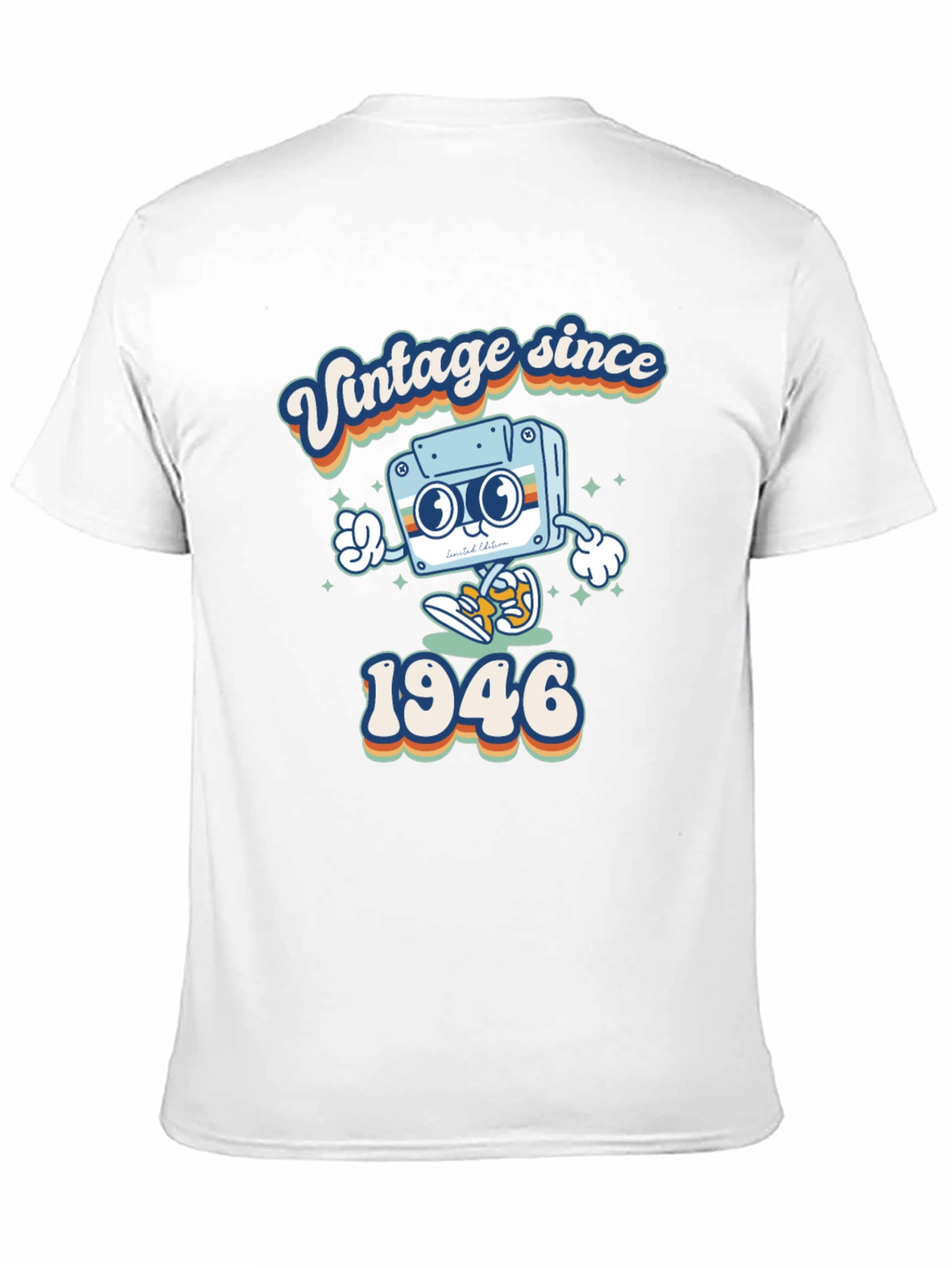 Black Vintage Since 1946 Graphic T-Shirt view 11