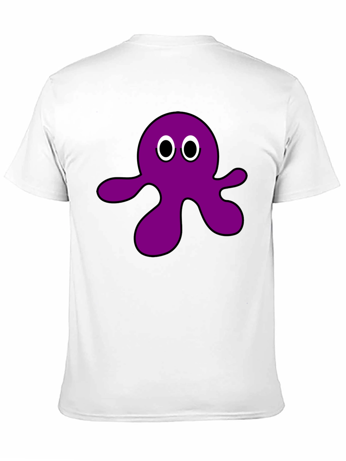 Black Purple Octopus Graphic Tee - Casual Comfort view 11