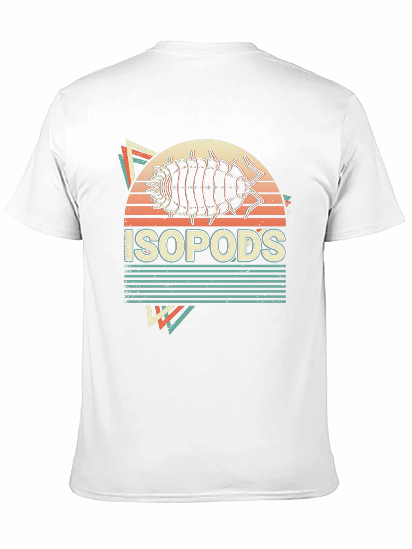 Isopod Retro Graphic T-Shirt - Pill Bug Design - 11