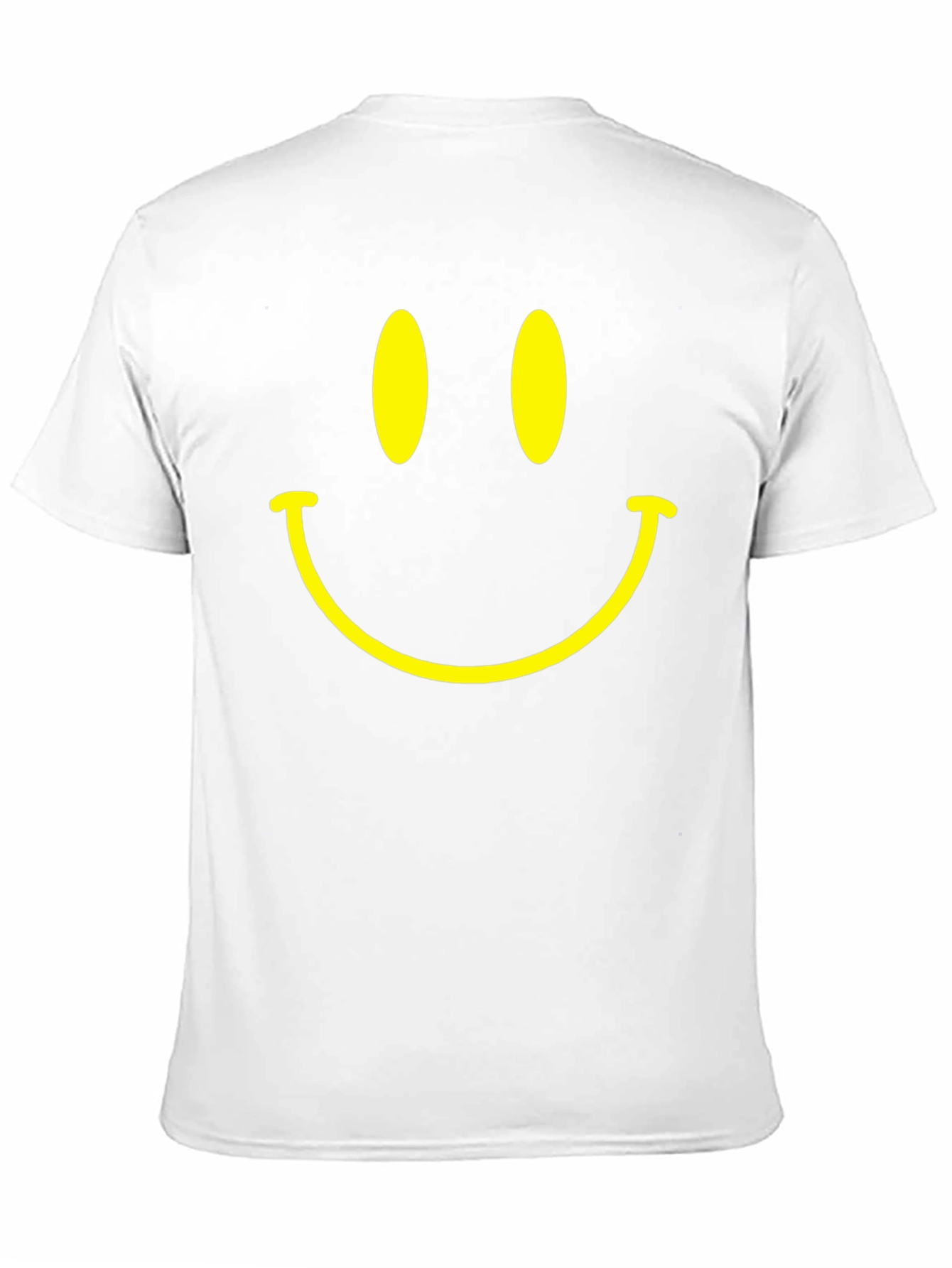 Black Smiley Face Graphic T-Shirt - Classic Happy Design view 11