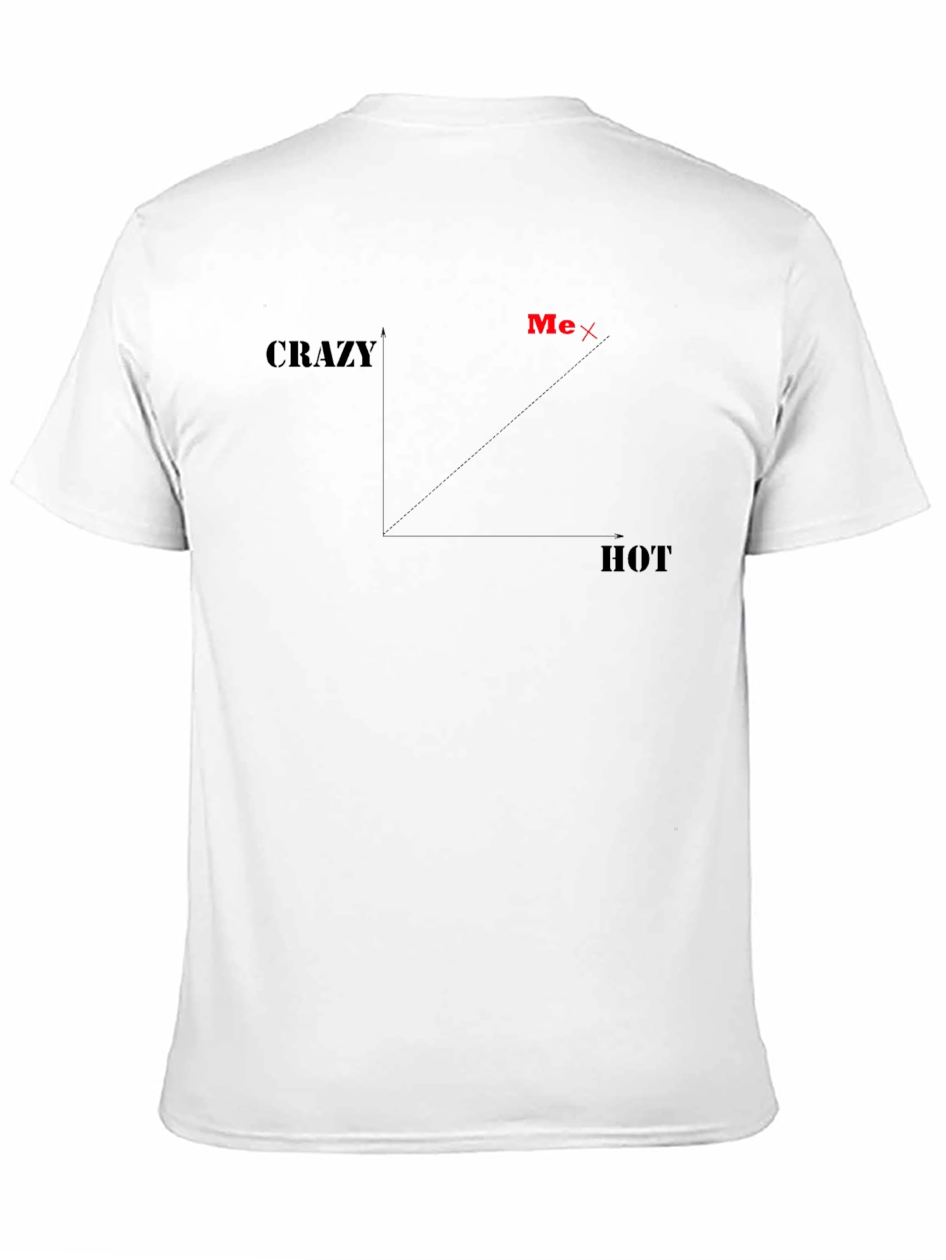 Black Crazy Me Hot Graphic T-Shirt - Black view 11