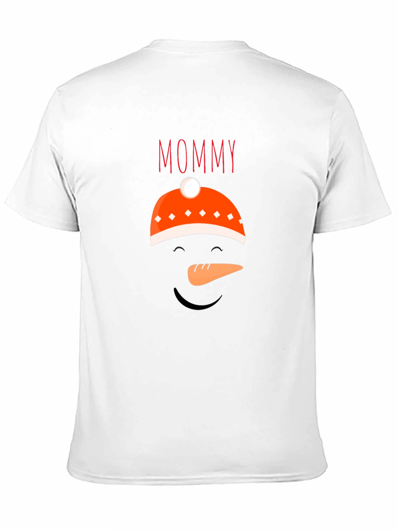 Black Mommy Snowman Graphic Tee - Holiday Fun view 11