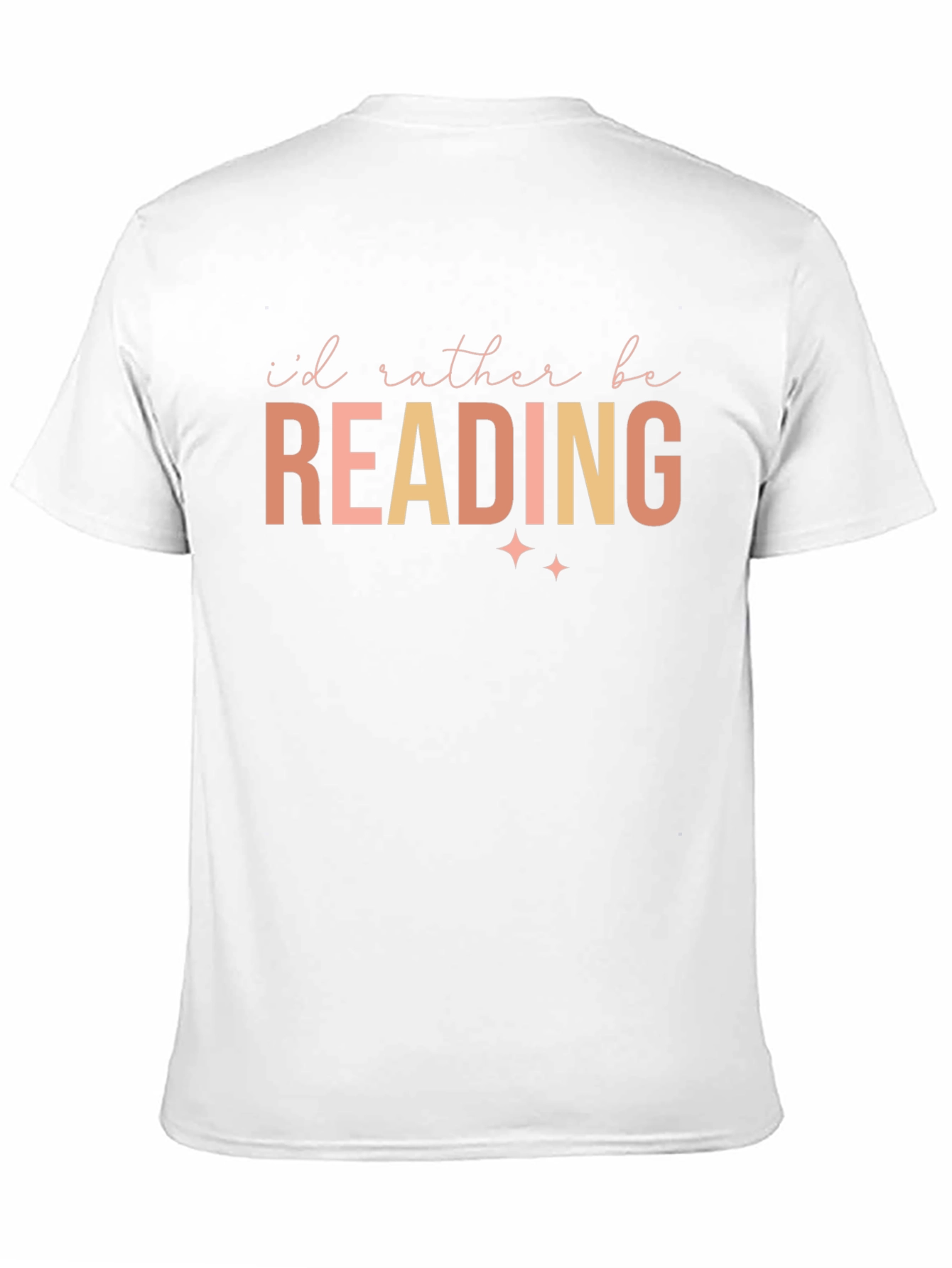 Black I'd Rather Be Reading T-Shirt - Black view 11