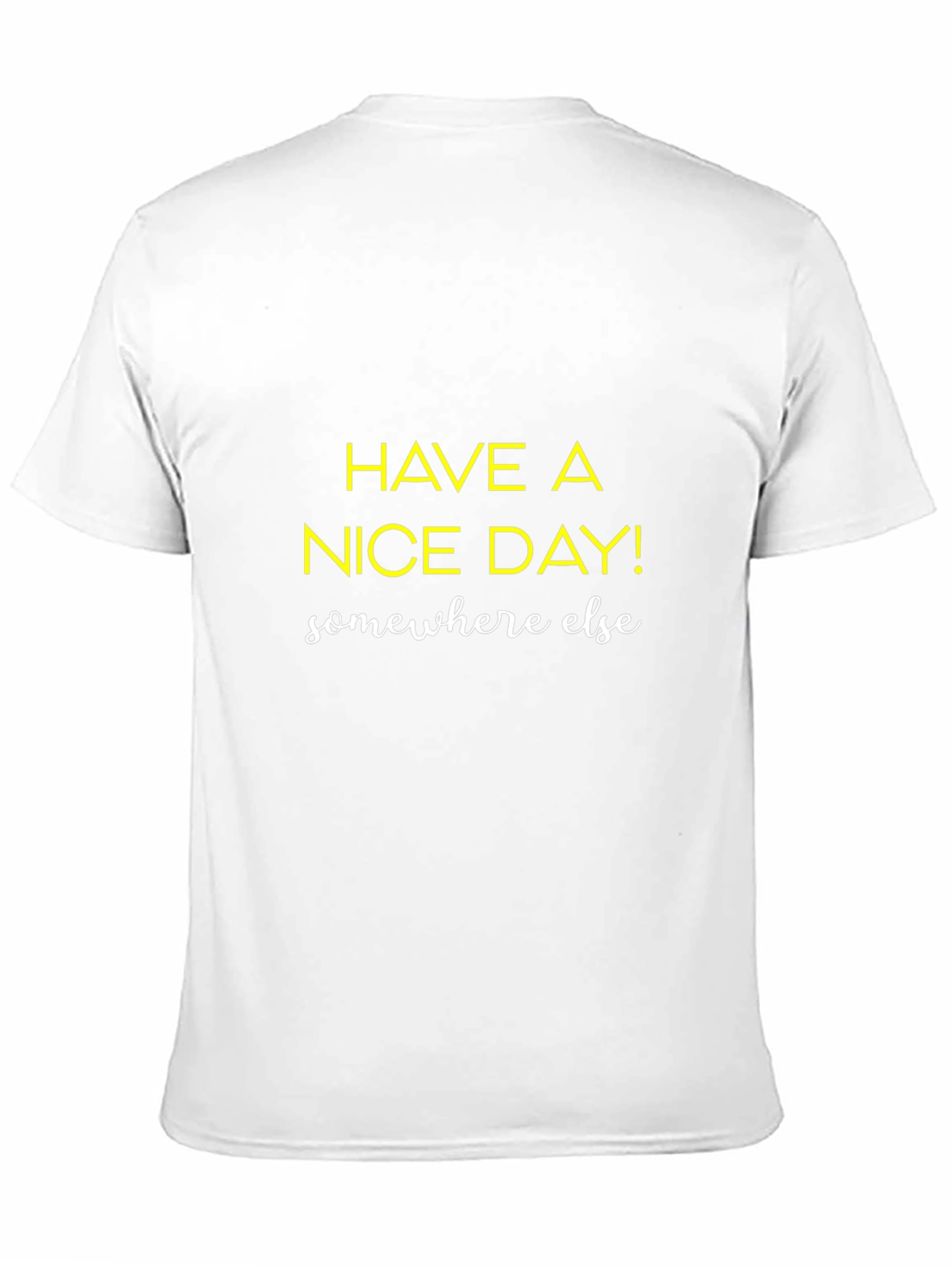 Black Have a Nice Day Graphic T-Shirt view 11