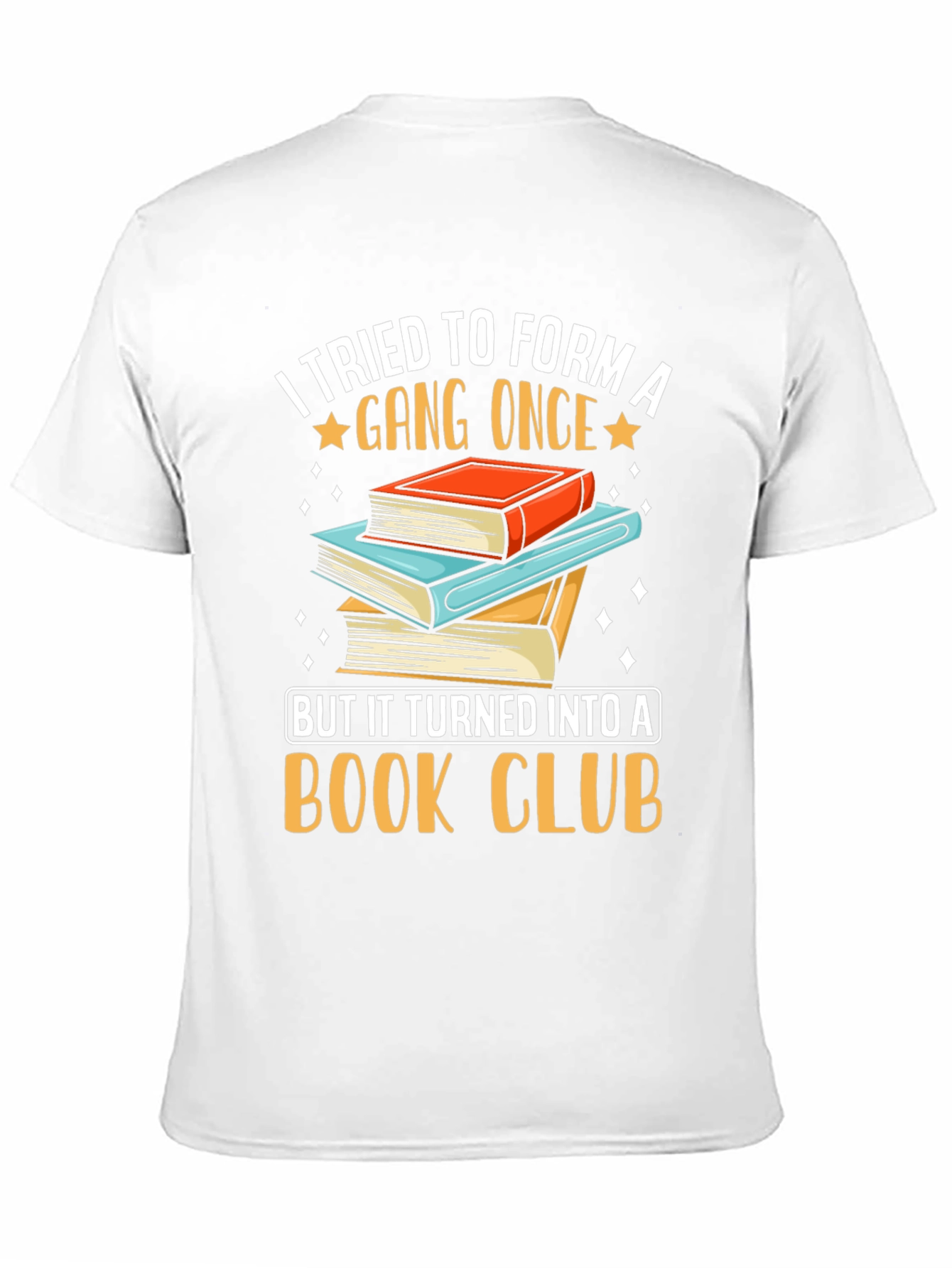 Black Funny Book Club T-Shirt, Gang Turned Book Club Tee view 11