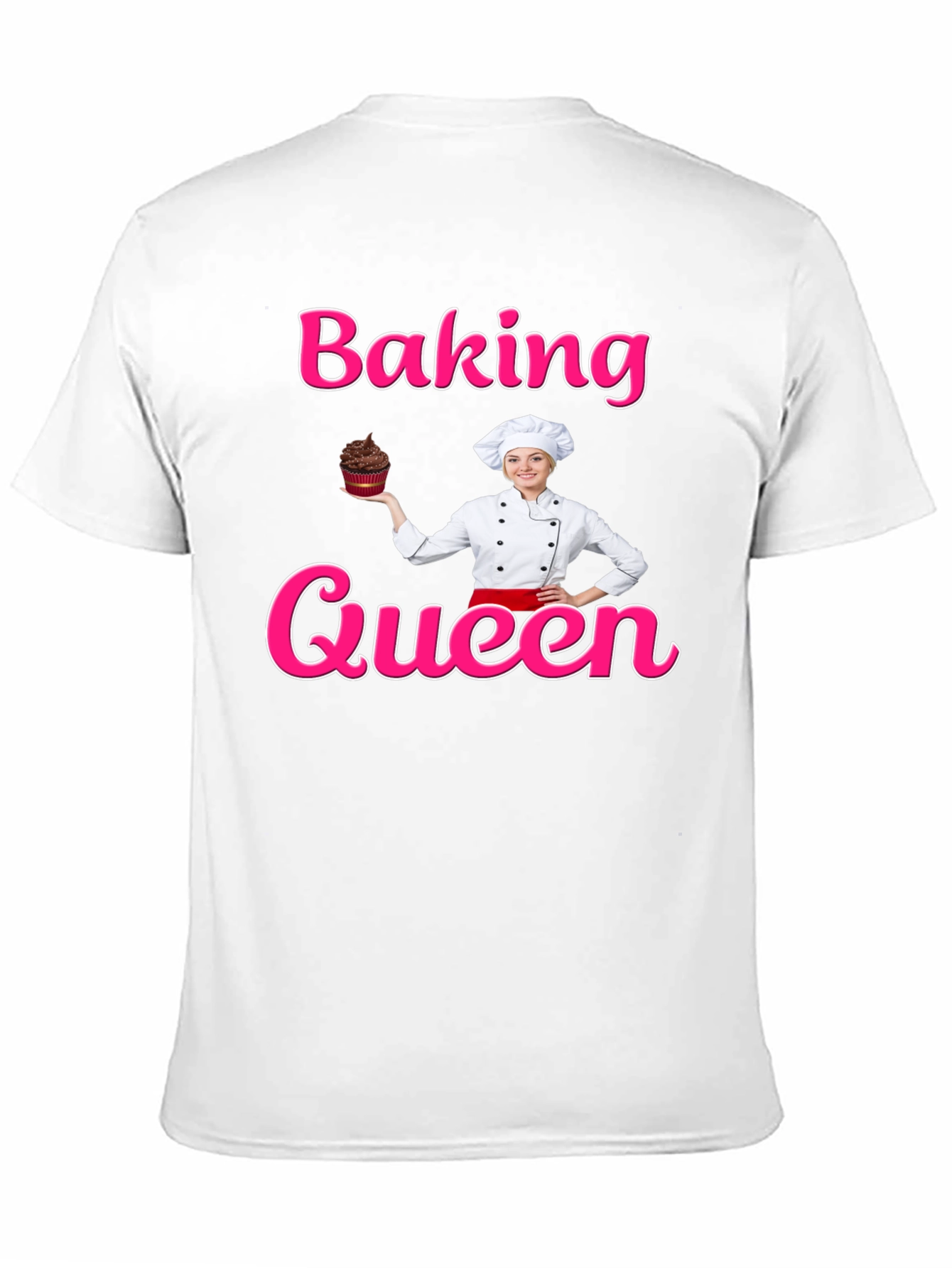 Baking Queen T-Shirt - Chef Cupcake Design - 11