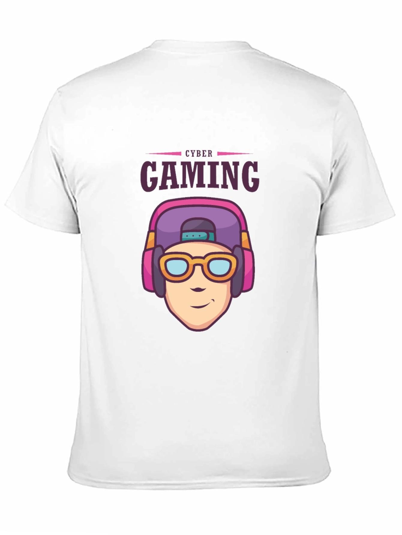 Black Cyber Gaming Black T-Shirt - Gamer Style view 11