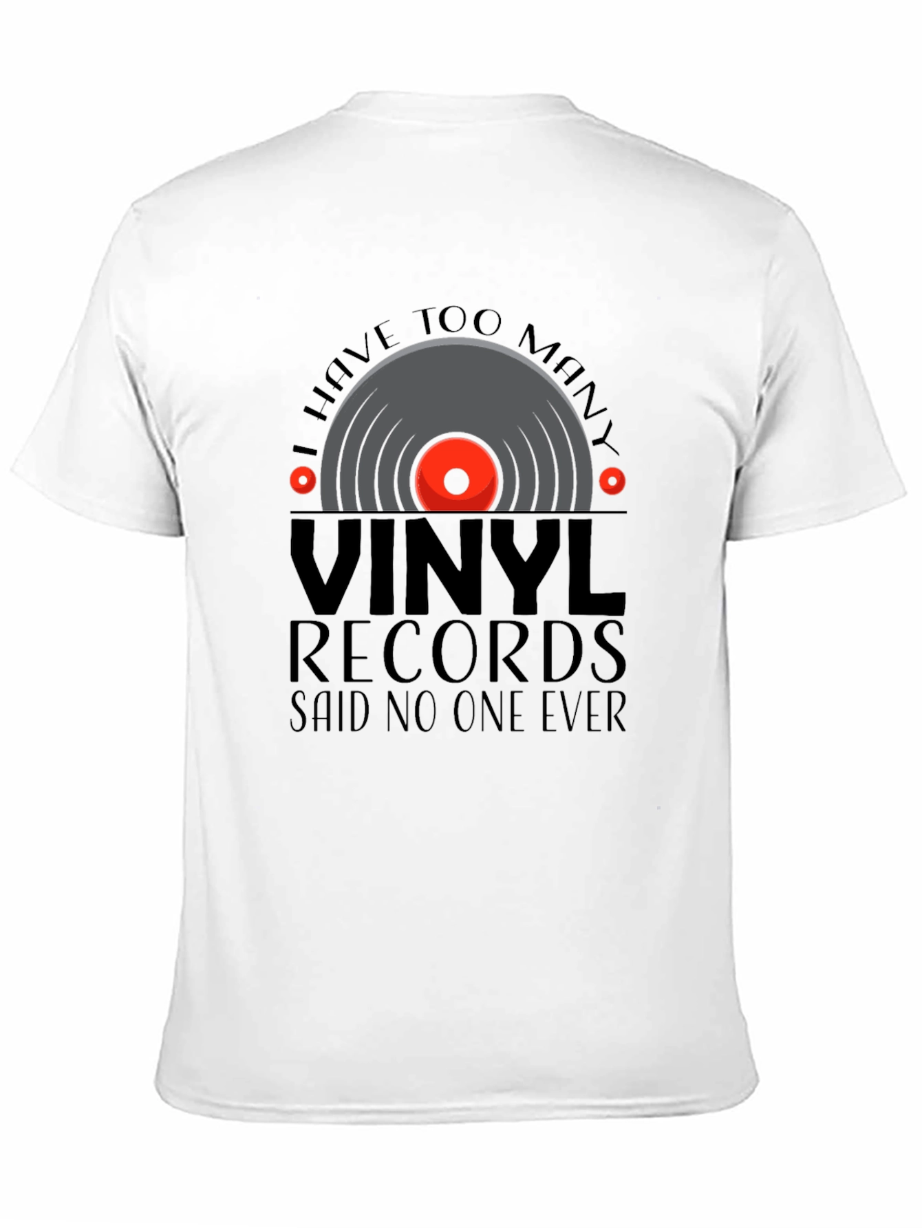 Black Vinyl Records T-Shirt - Musician DJ Gift view 11