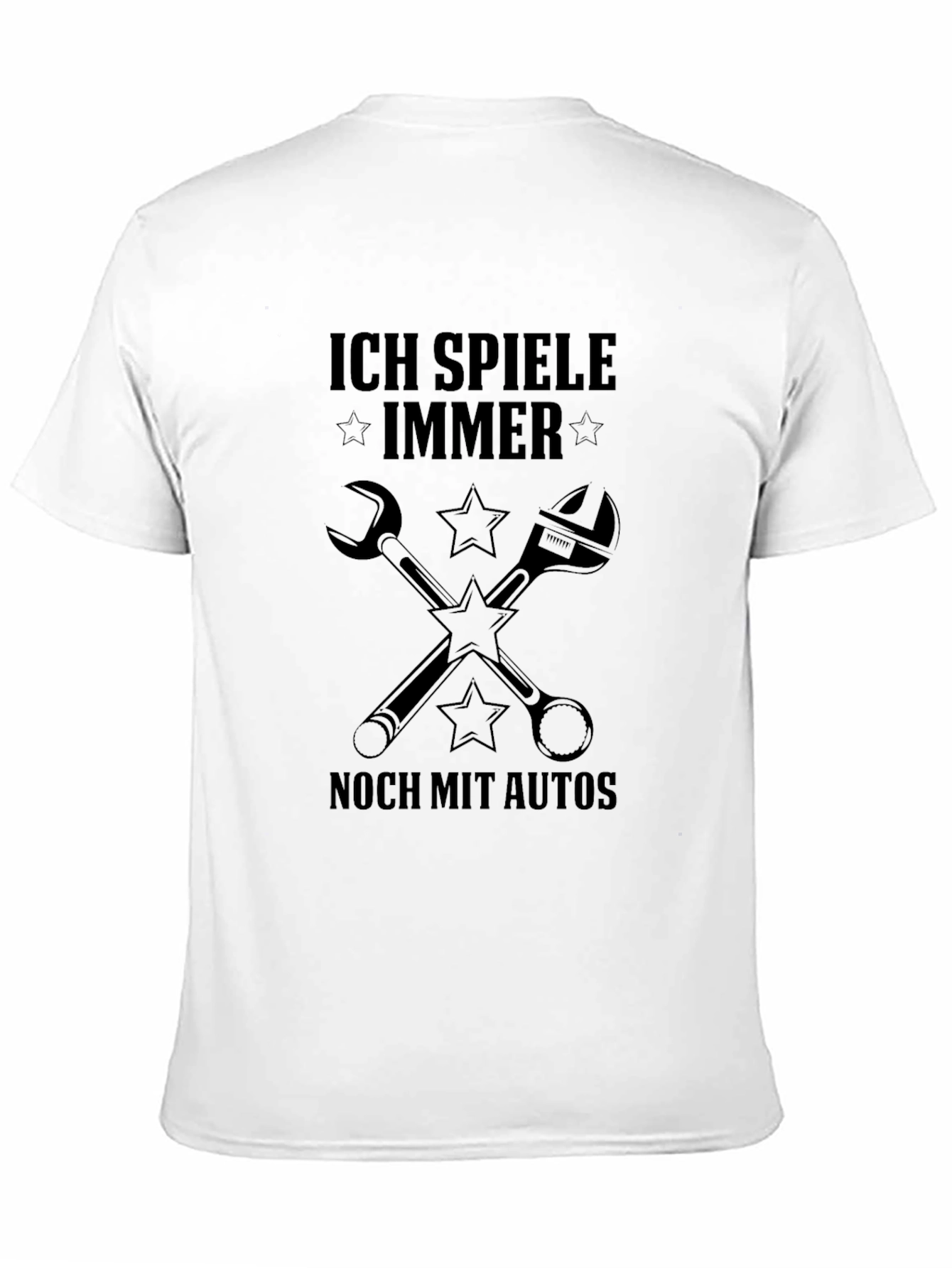 Ich Spiele Immer Noch Mit Autos Black T-Shirt - 11