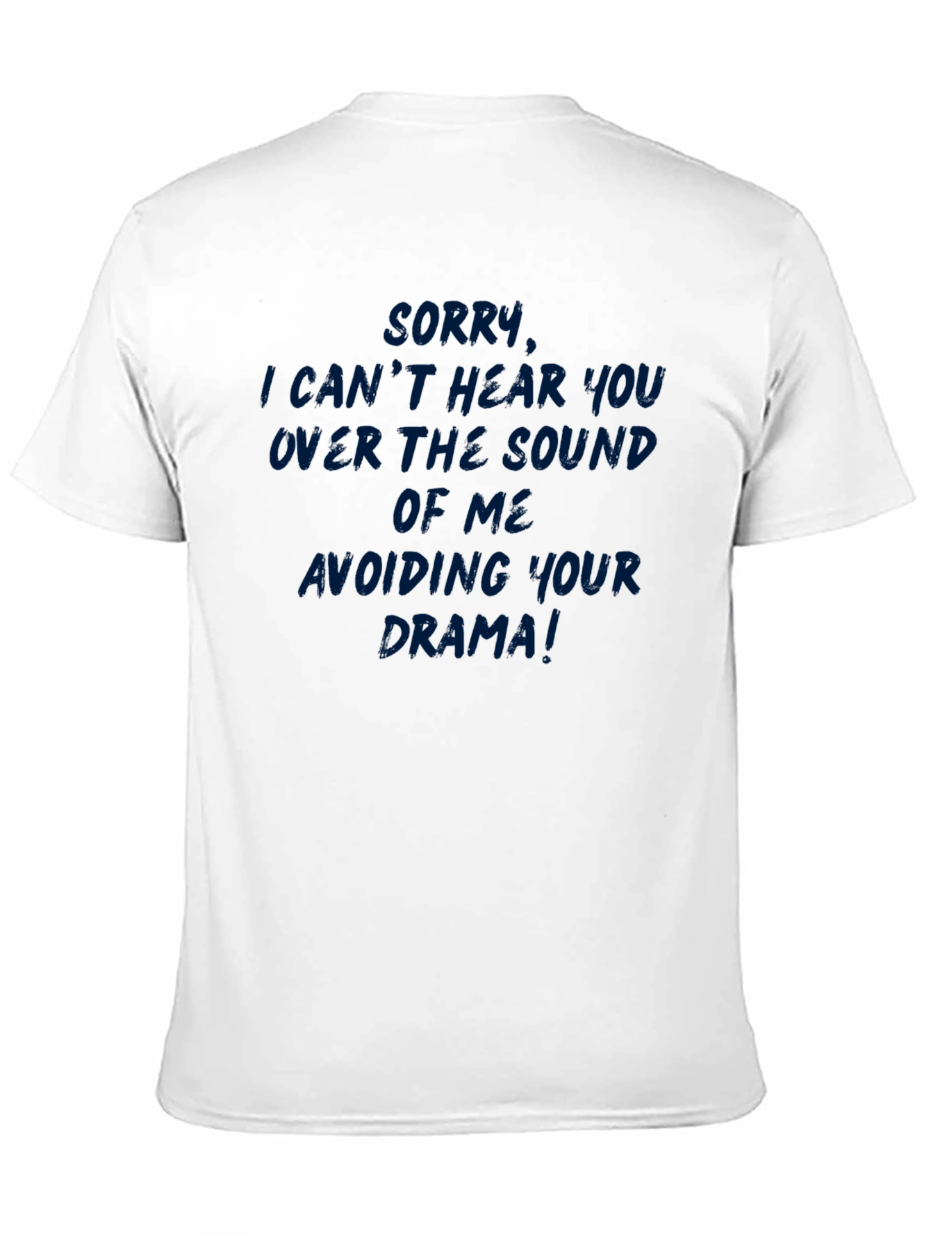 Black Sarcastic Drama Avoidance T-Shirt view 11