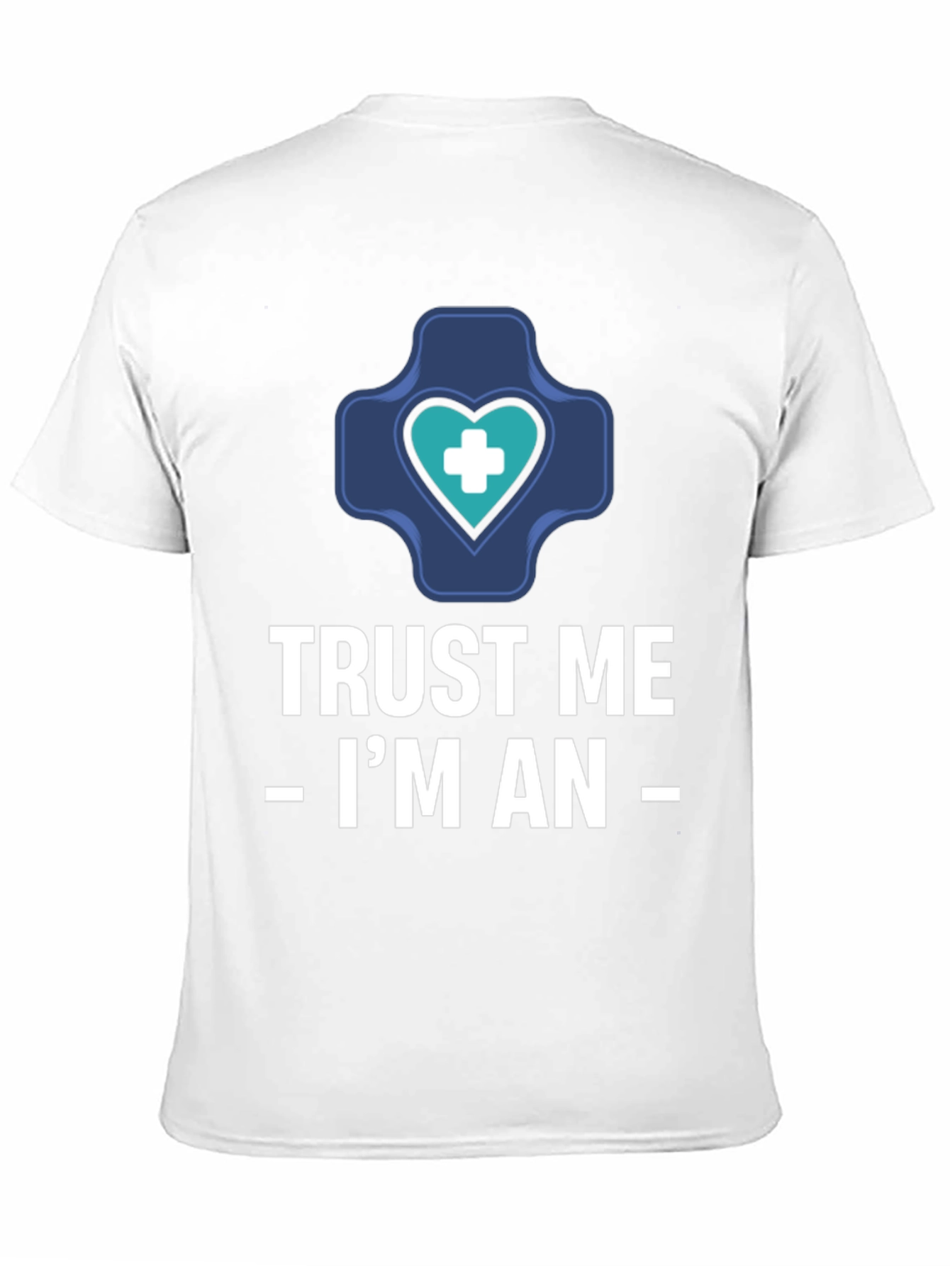 Black Trust Me I'm An T-Shirt - Medical view 11