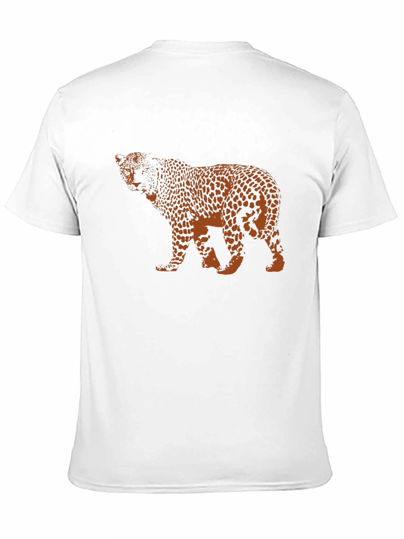 Black Leopard Print Black T-Shirt view 11