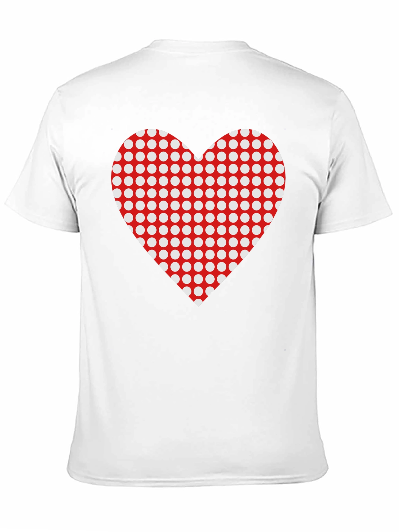 Black Heart Polka Dot Black T-Shirt view 11