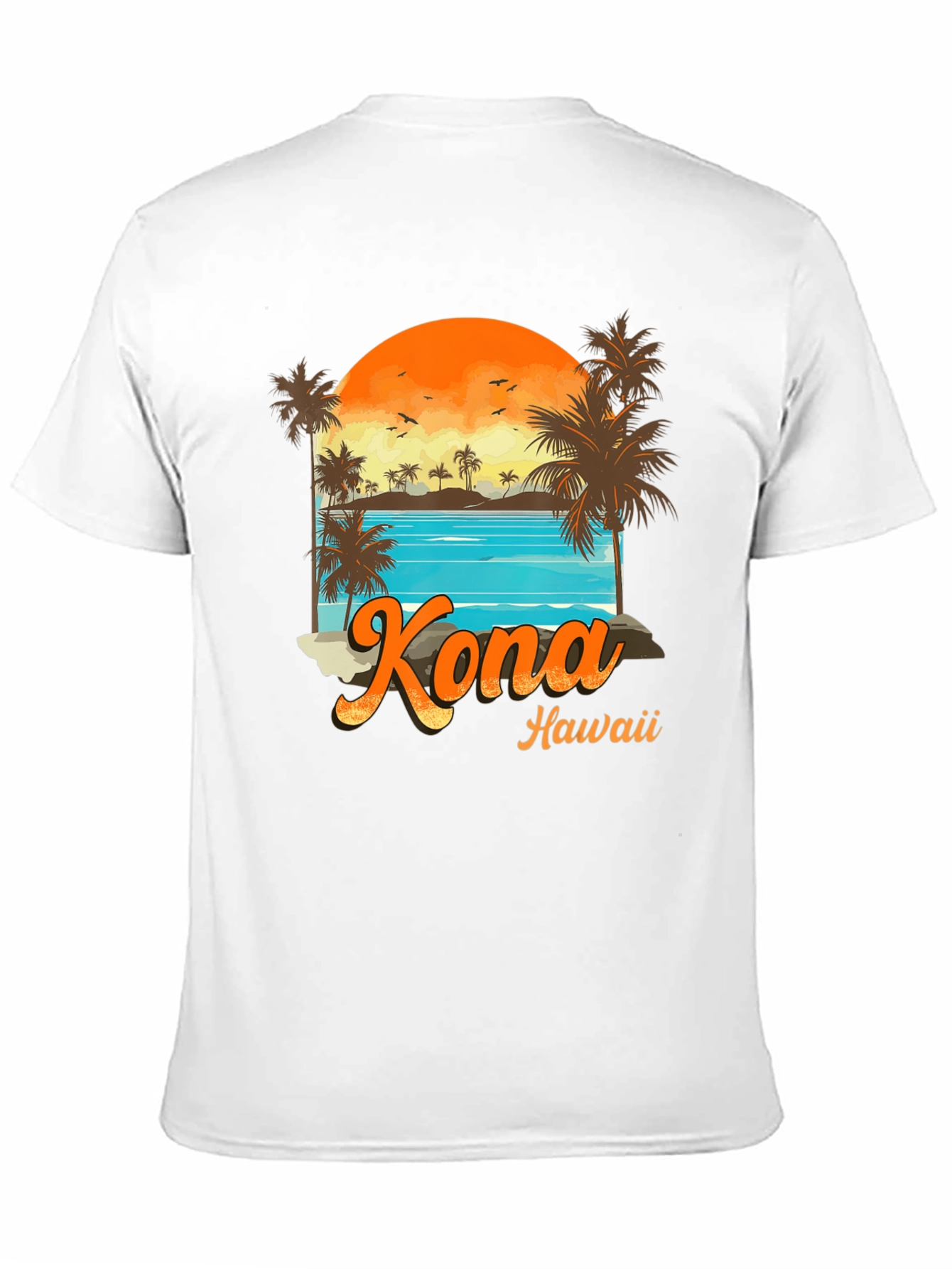 Kona Hawaii Graphic T-Shirt - Island Vibes Tee - 11