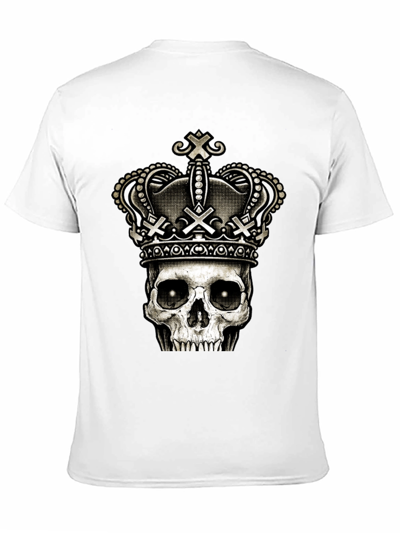 Black Skull King T-Shirt - Grim Style view 11