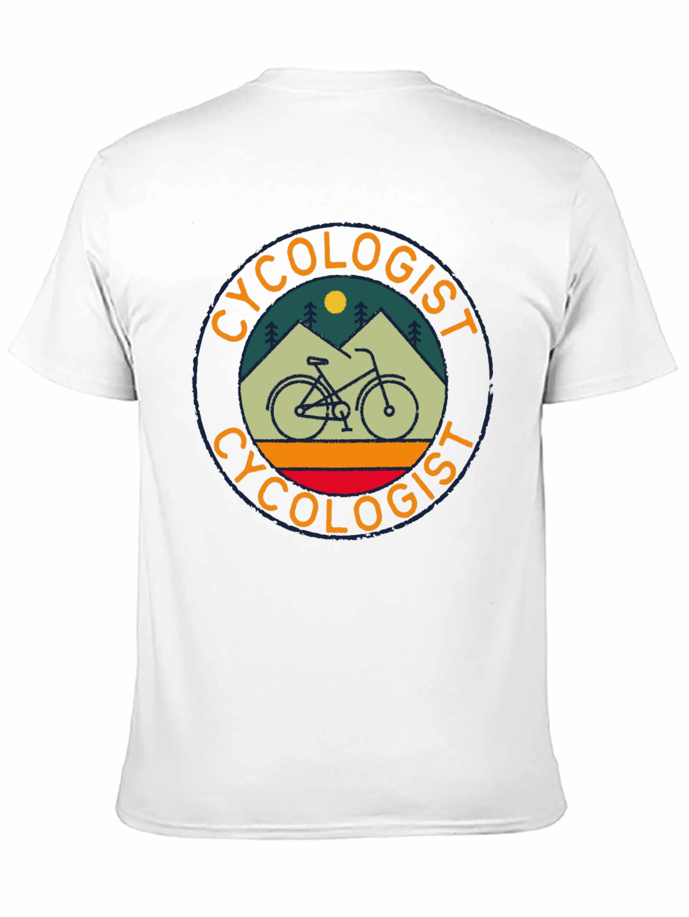 Black Cycologist T-Shirt - Bike Lover Tee view 11