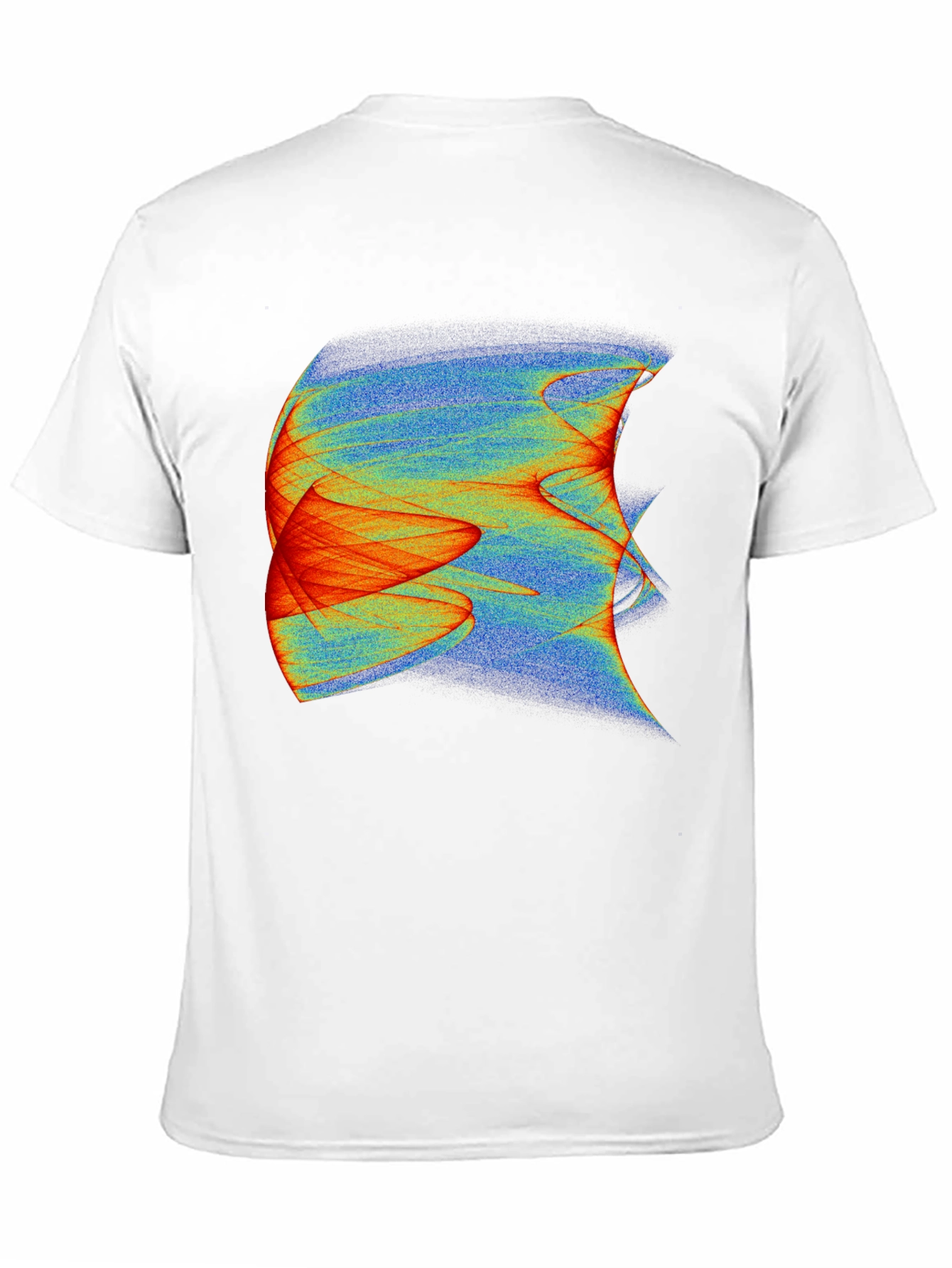 Black Abstract Graphic Print Black T-Shirt view 11