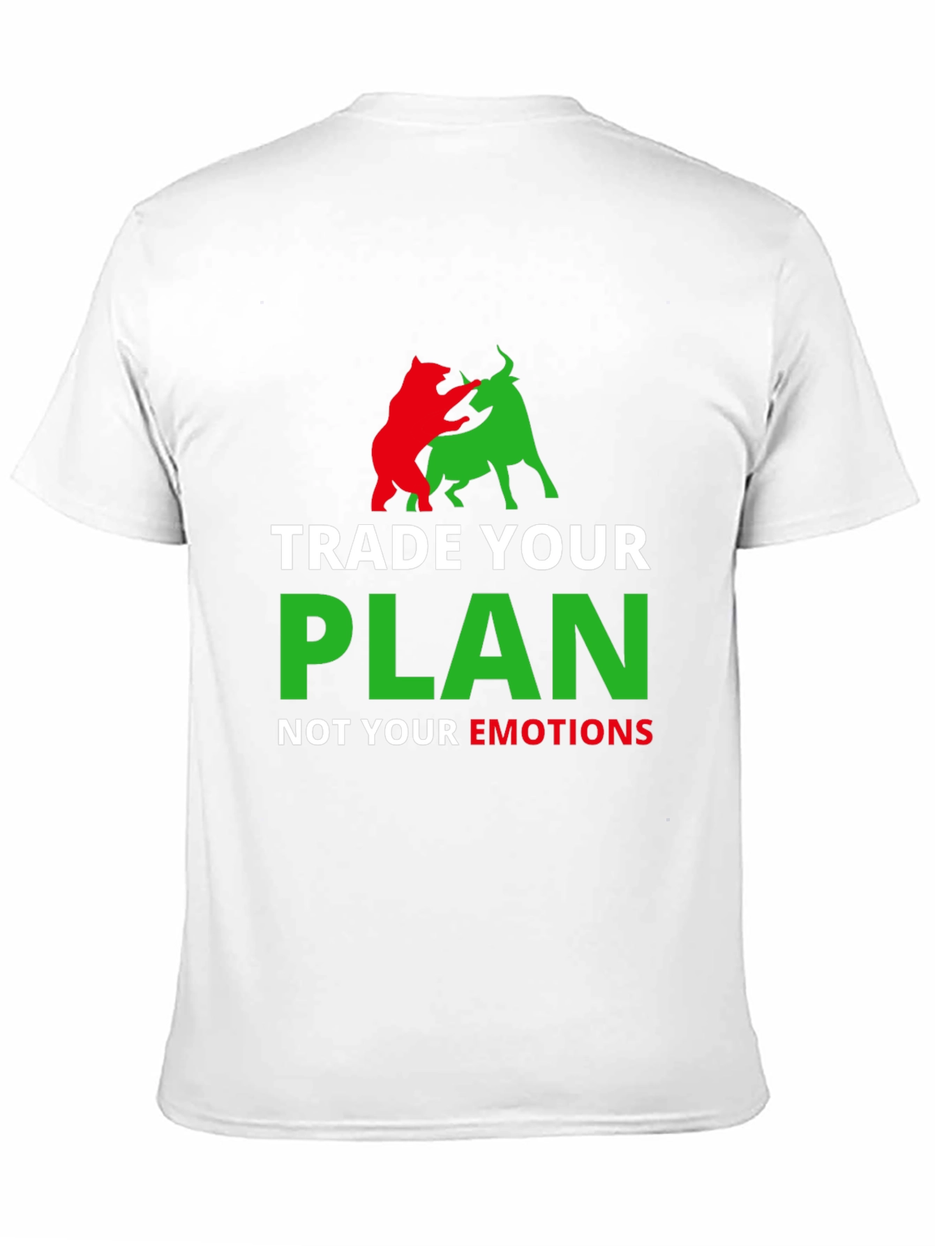 Black Trade Your Plan Not Your Emotions T-Shirt view 11