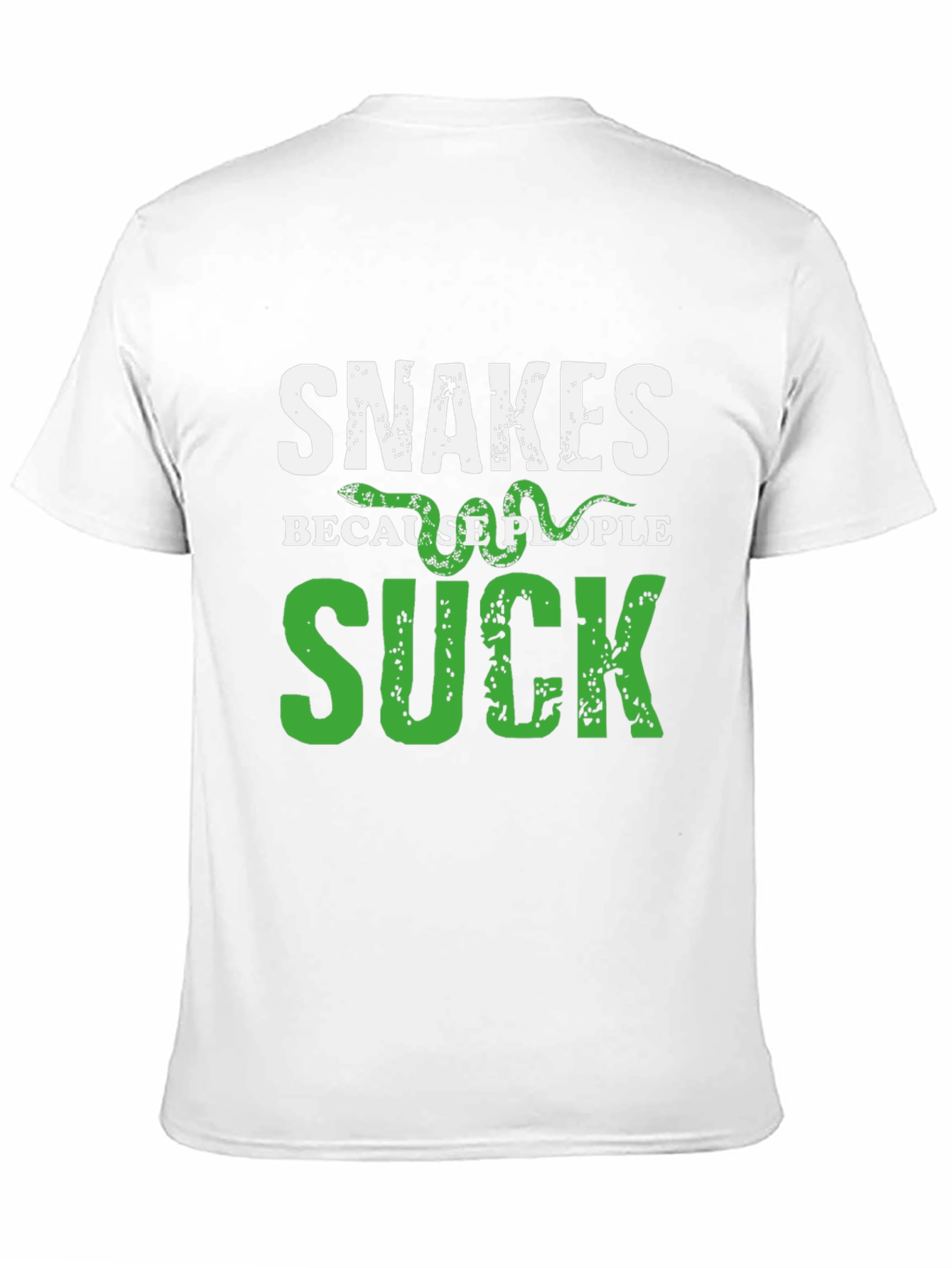 Black Snakes Because People Suck T-Shirt view 11
