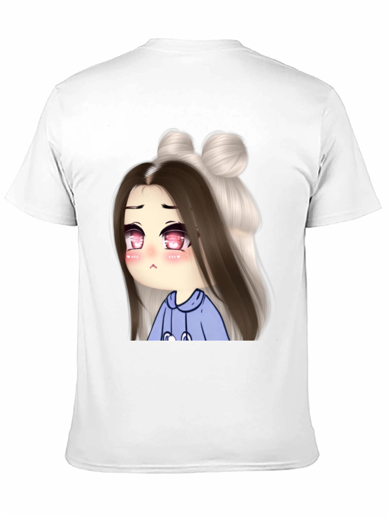 Black Anime Girl Graphic Tee - Unique Design view 11