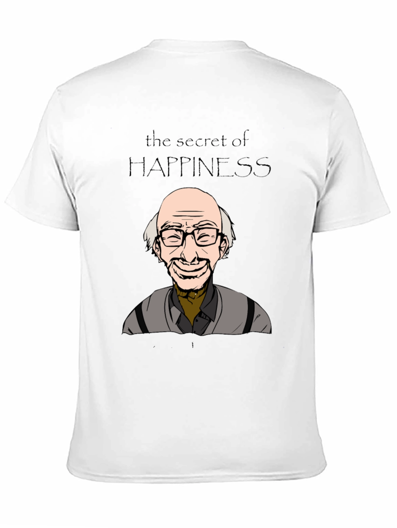 Black Secret of Happiness T-Shirt - Uncle Iroh Style view 11