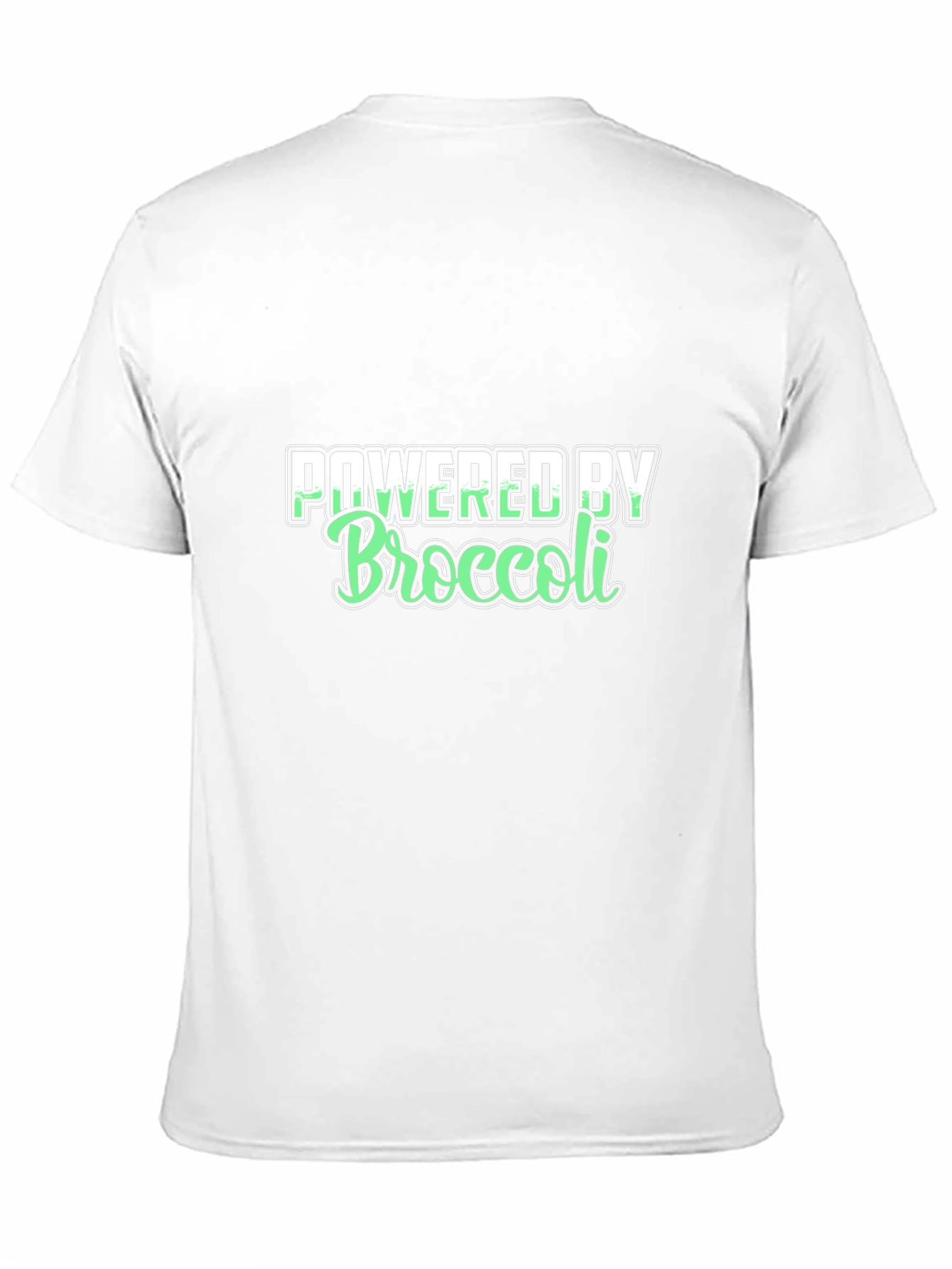 Black Powered by Broccoli Graphic Tee view 11